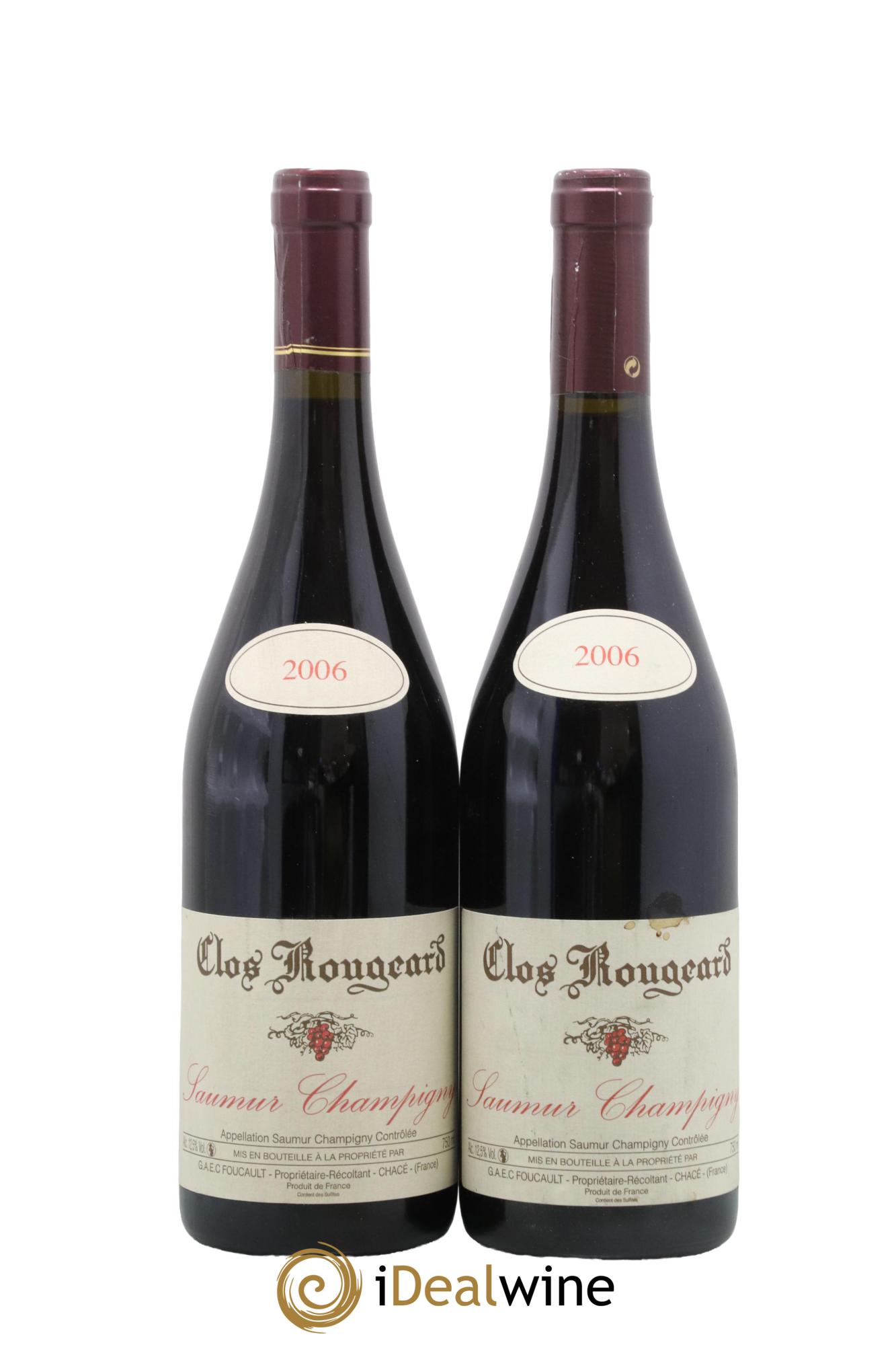 Saumur-Champigny Clos Rougeard 2006 - Lot de 2 bouteilles - 0