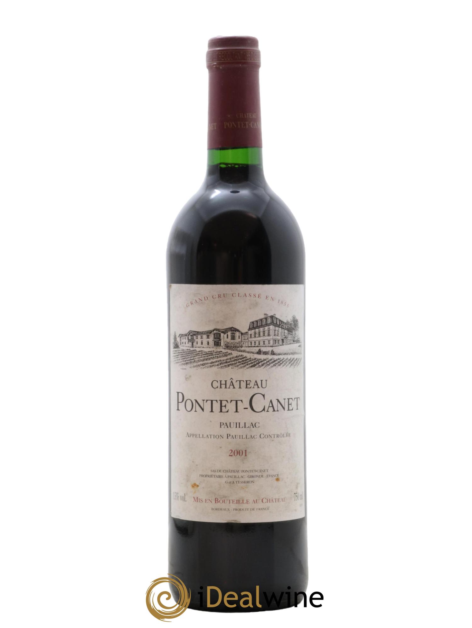 Château Pontet Canet 5ème Grand Cru Classé 2001 - Lotto di 1 bottiglia - 0