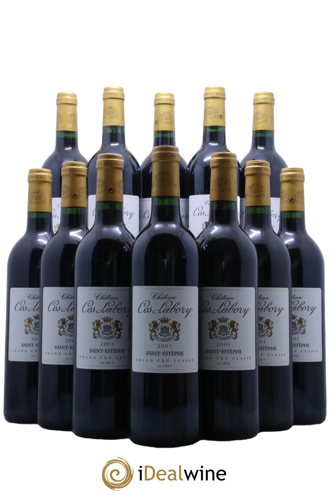 Château Cos Labory 5ème Grand Cru Classé  2003 - Lot of 12 bottles - 0