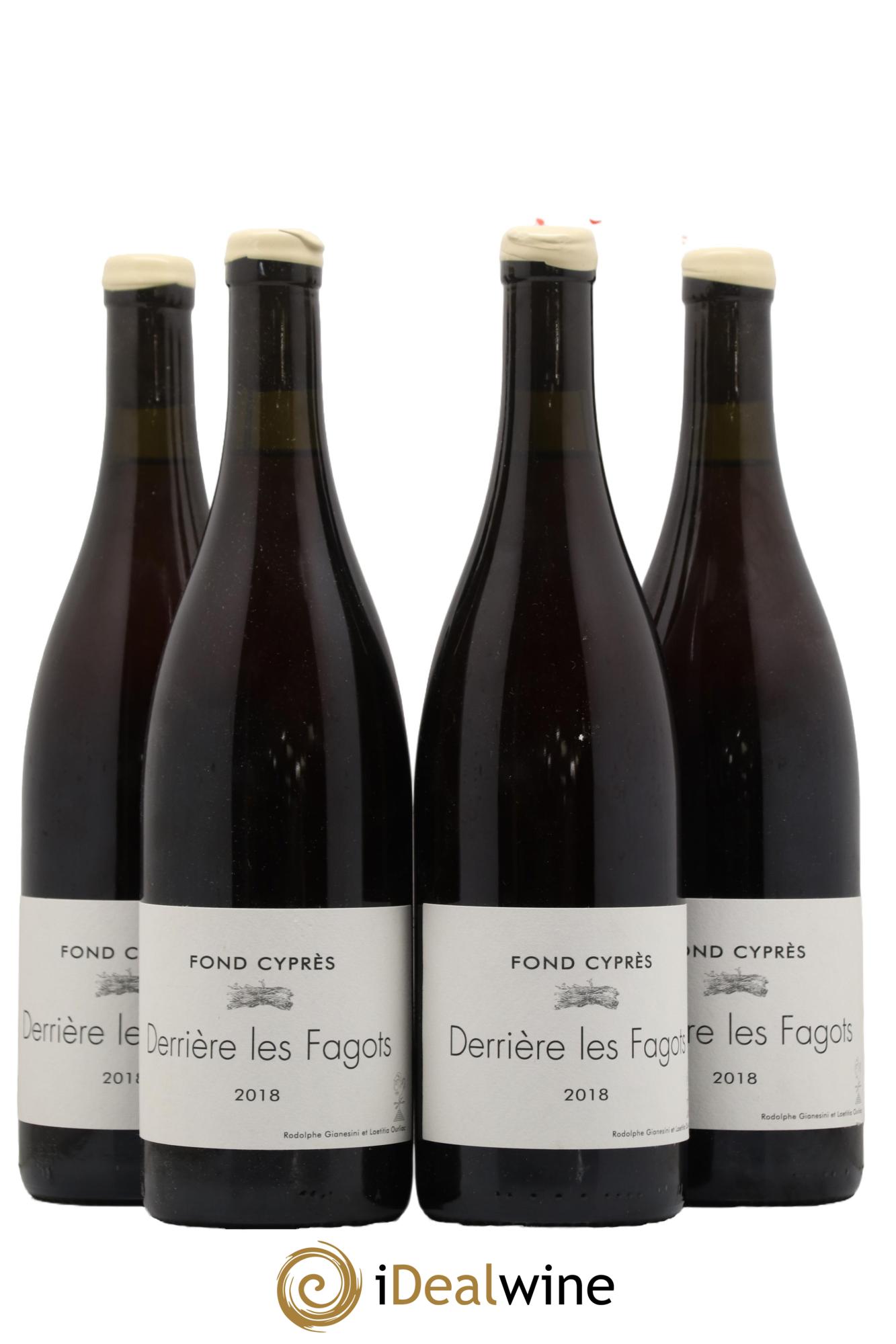 Vin de France Derriere les Fagots Domaine Fond Cypres 2018 - Lot de 4 bouteilles - 0