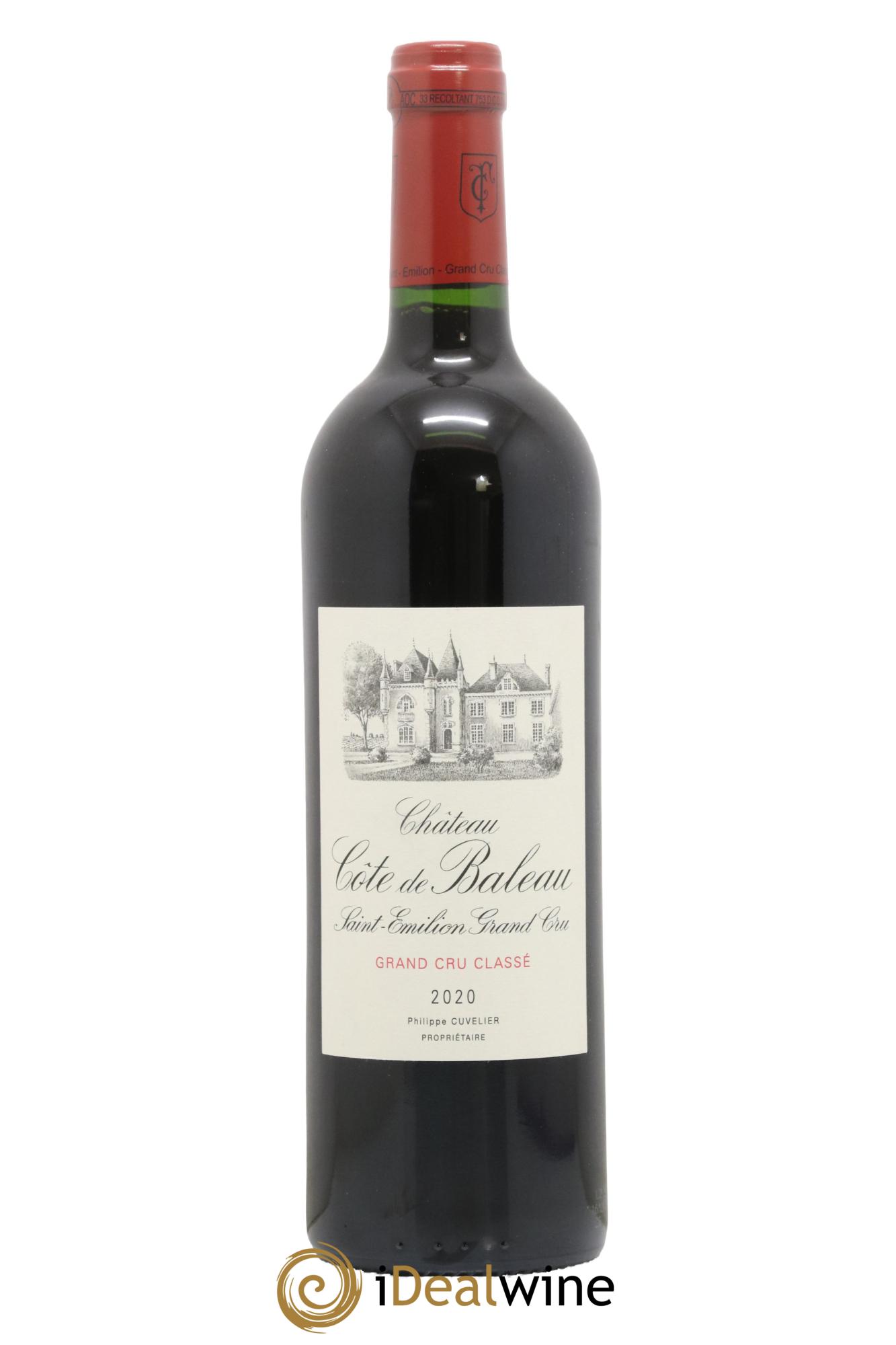 Château Côte de Baleau Grand Cru Classé  2020 - Lot of 1 bottle - 0