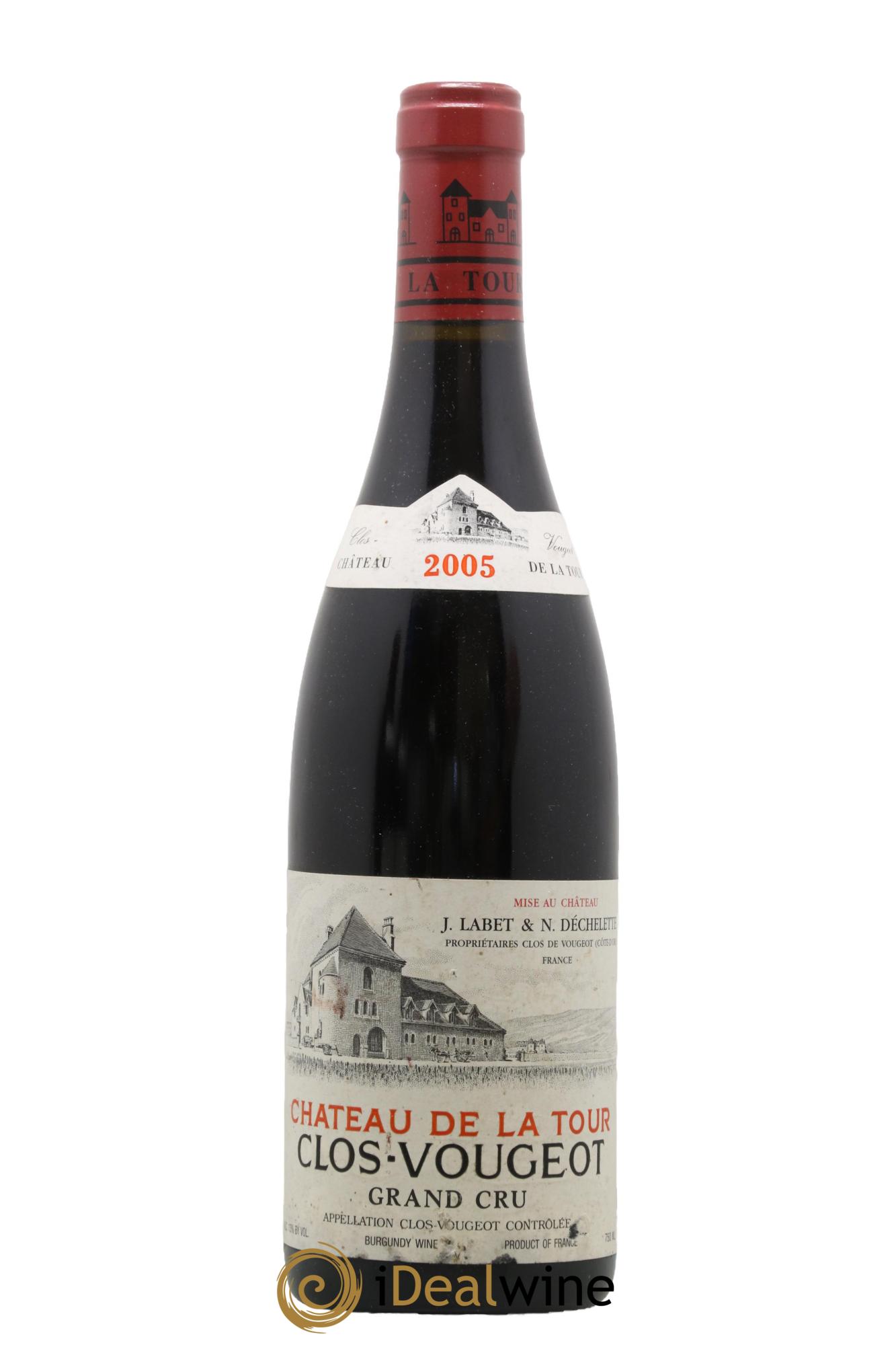 Clos de Vougeot Grand Cru Château de La Tour 2005 - Lotto di 1 bottiglia - 0