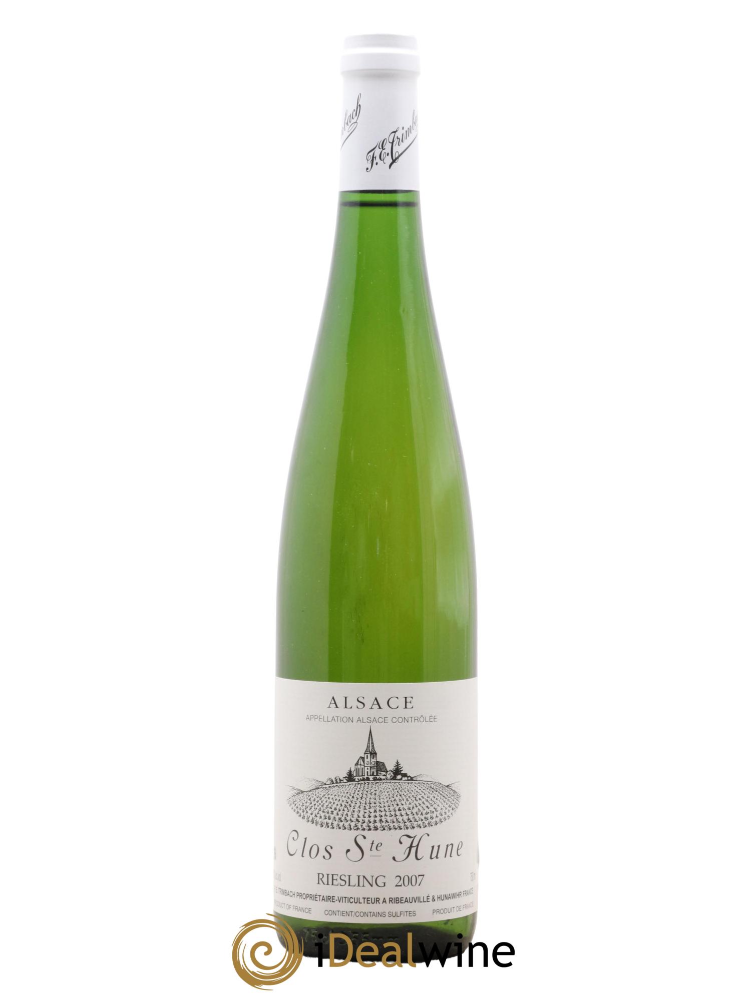 Alsace Riesling Clos Sainte-Hune Trimbach (Domaine)  2007 - Lot de 1 bouteille - 0