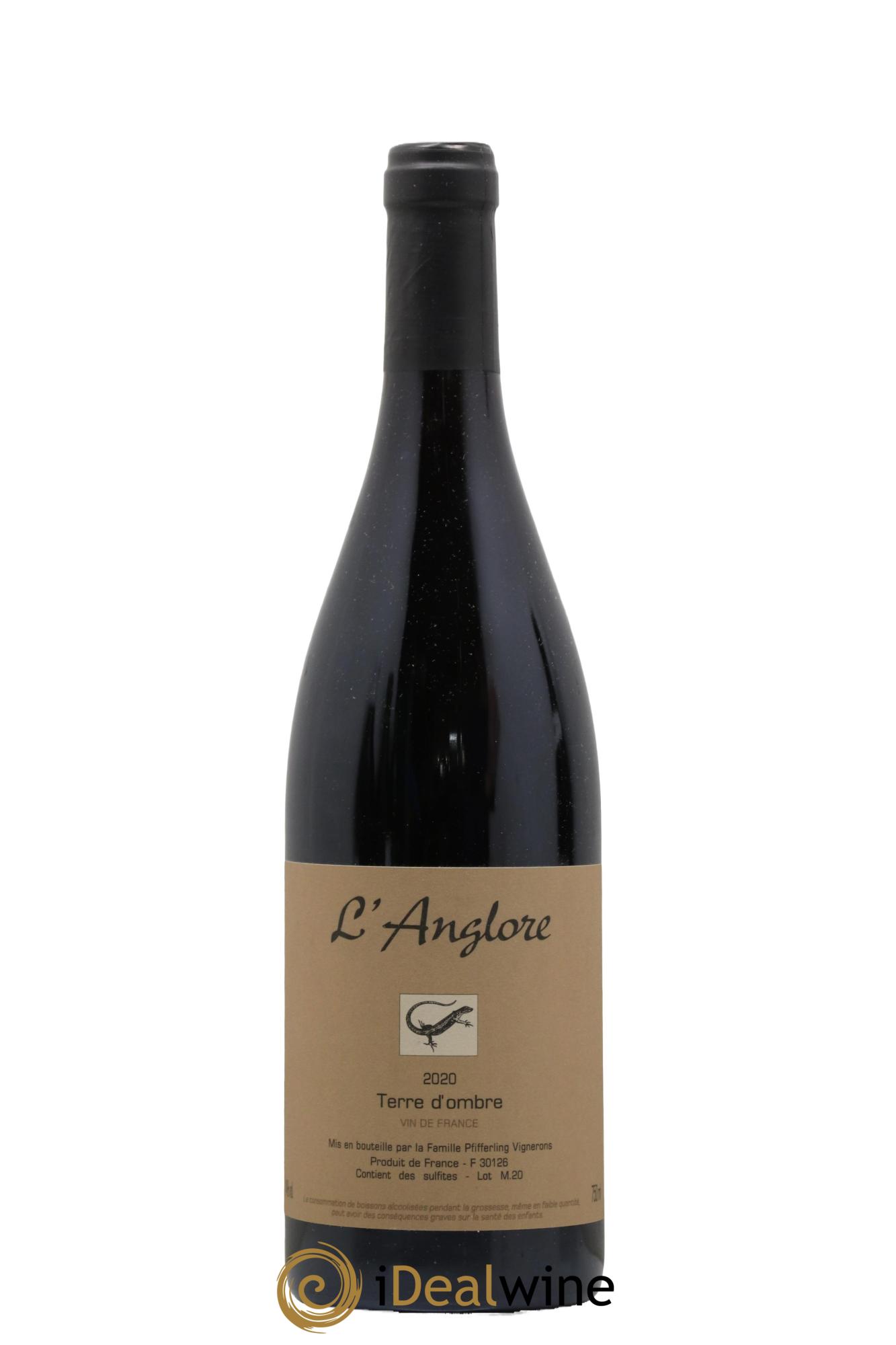 Vin de France Terre d'Ombre L'Anglore 2020 - Posten von 1 Flasche - 0