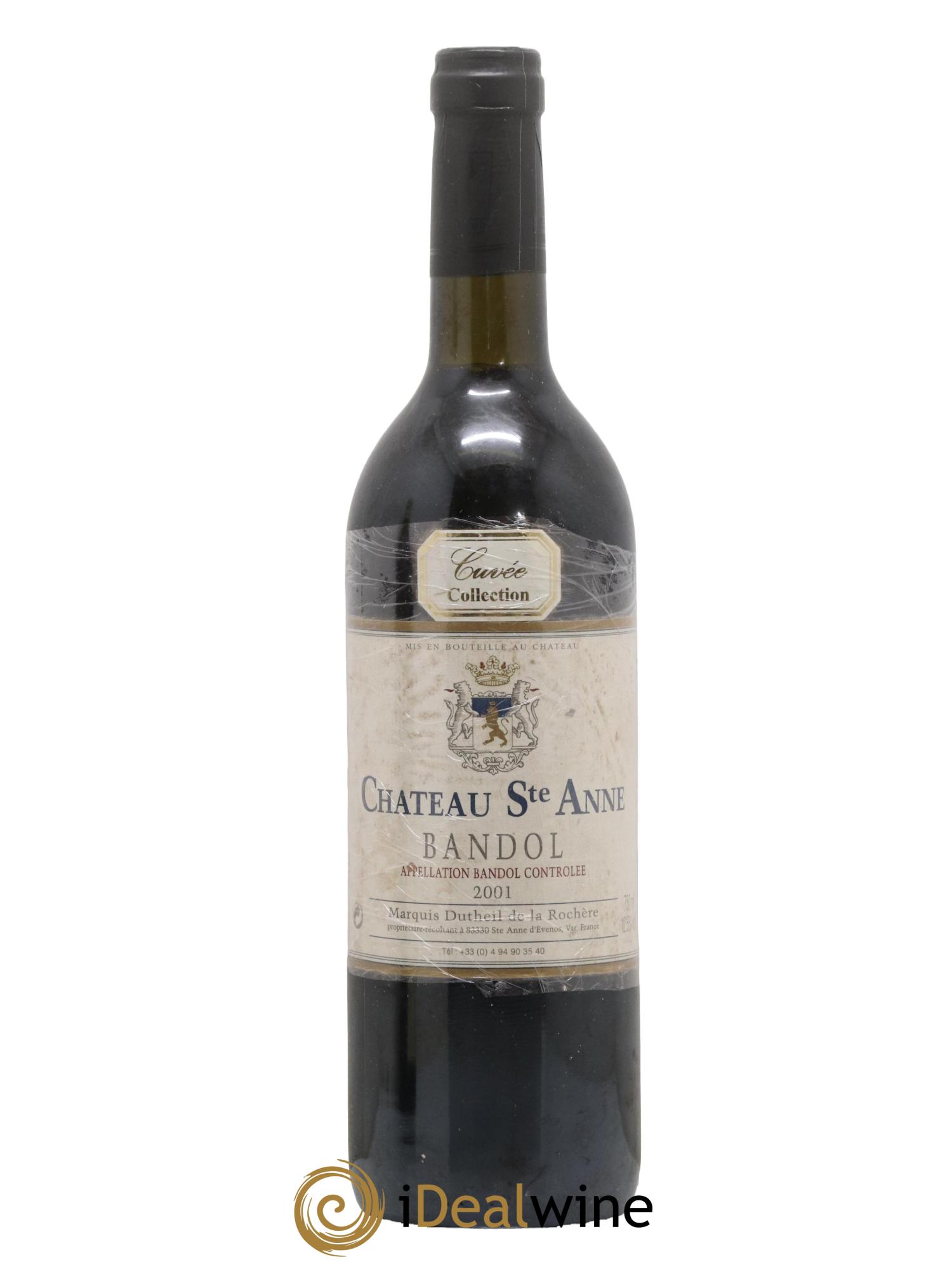 Bandol Cuvée Collection Château Sainte-Anne 2001 - Lot de 1 bouteille - 0