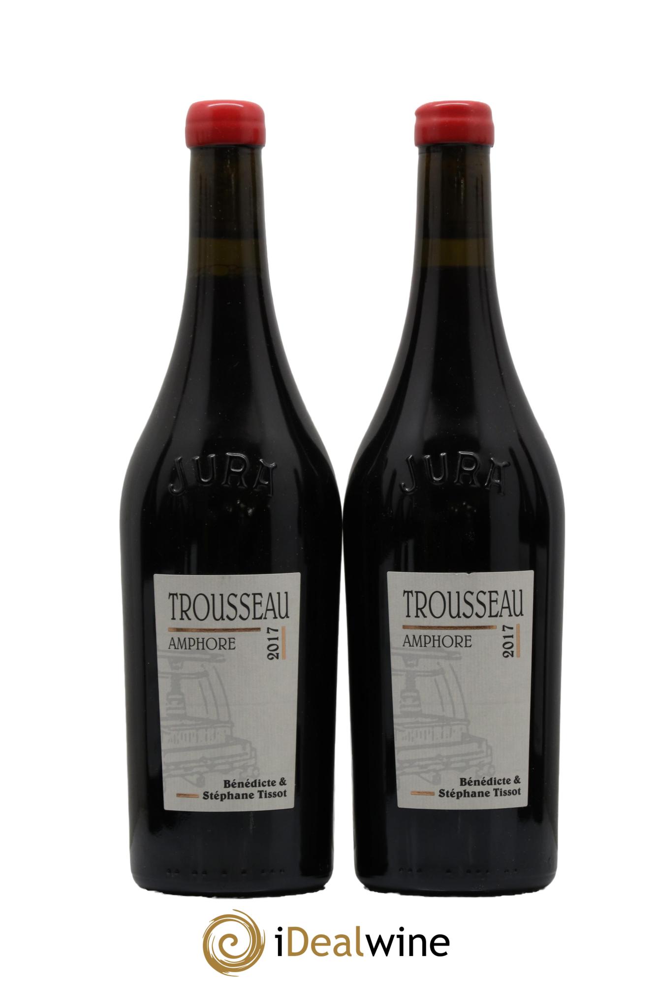 Arbois Trousseau Amphore Bénédicte et Stéphane Tissot 2017 - Lot de 2 bouteilles - 0