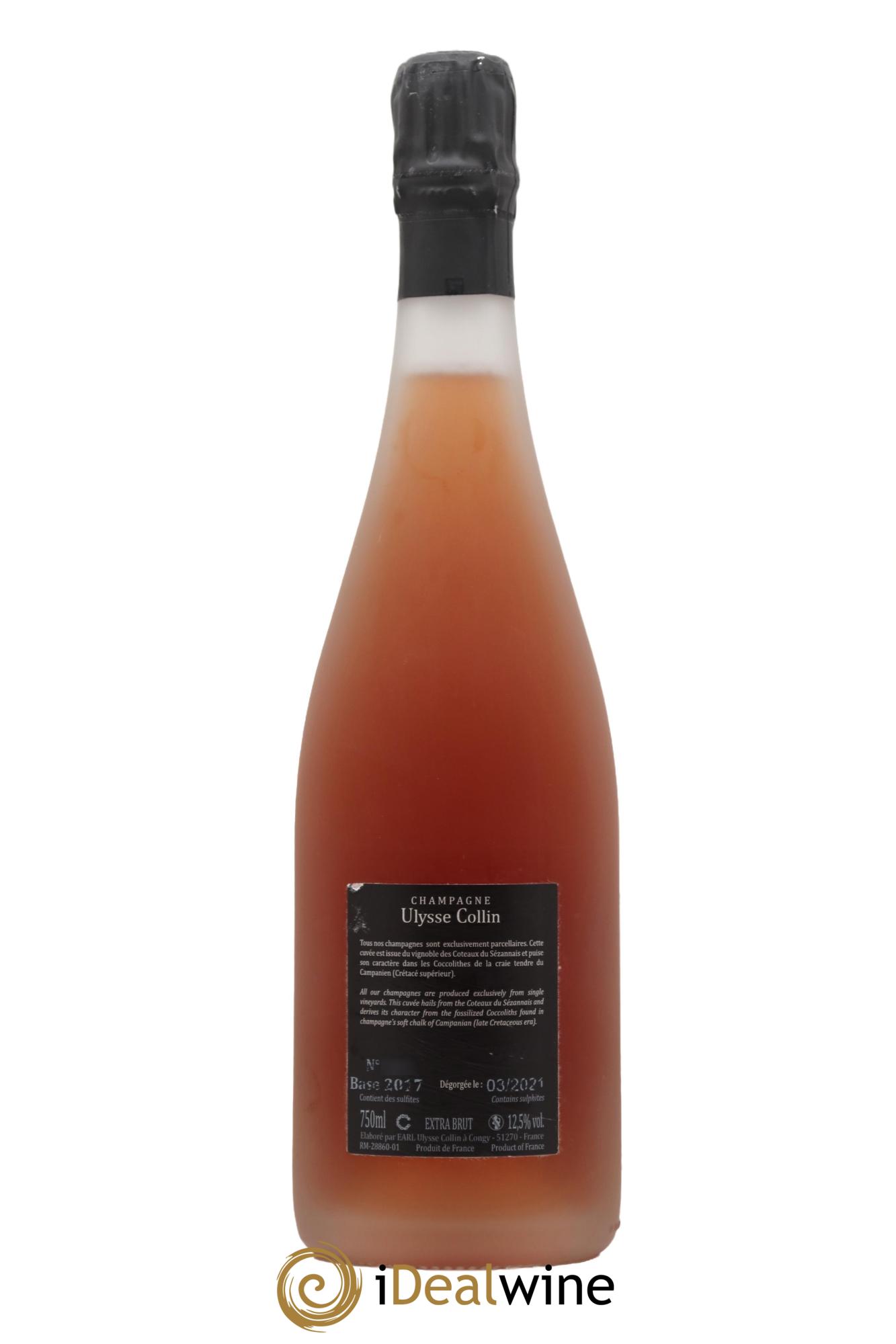 Les Maillons Extra Brut Rosé de Saignée Ulysse Collin - Lot de 1 bouteille - 1