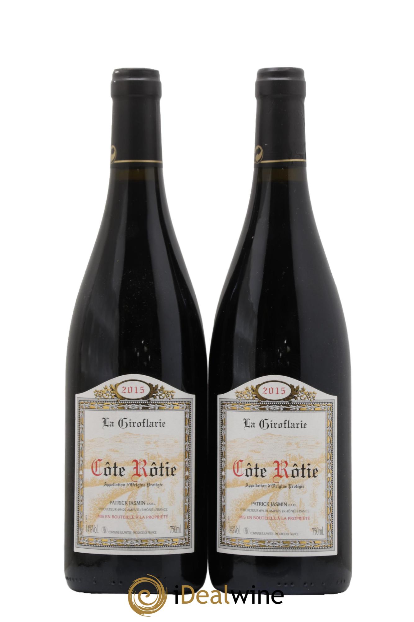 Côte-Rôtie La Giroflarie Jasmin (Domaine) 2015 - Posten von 2 Flaschen - 0