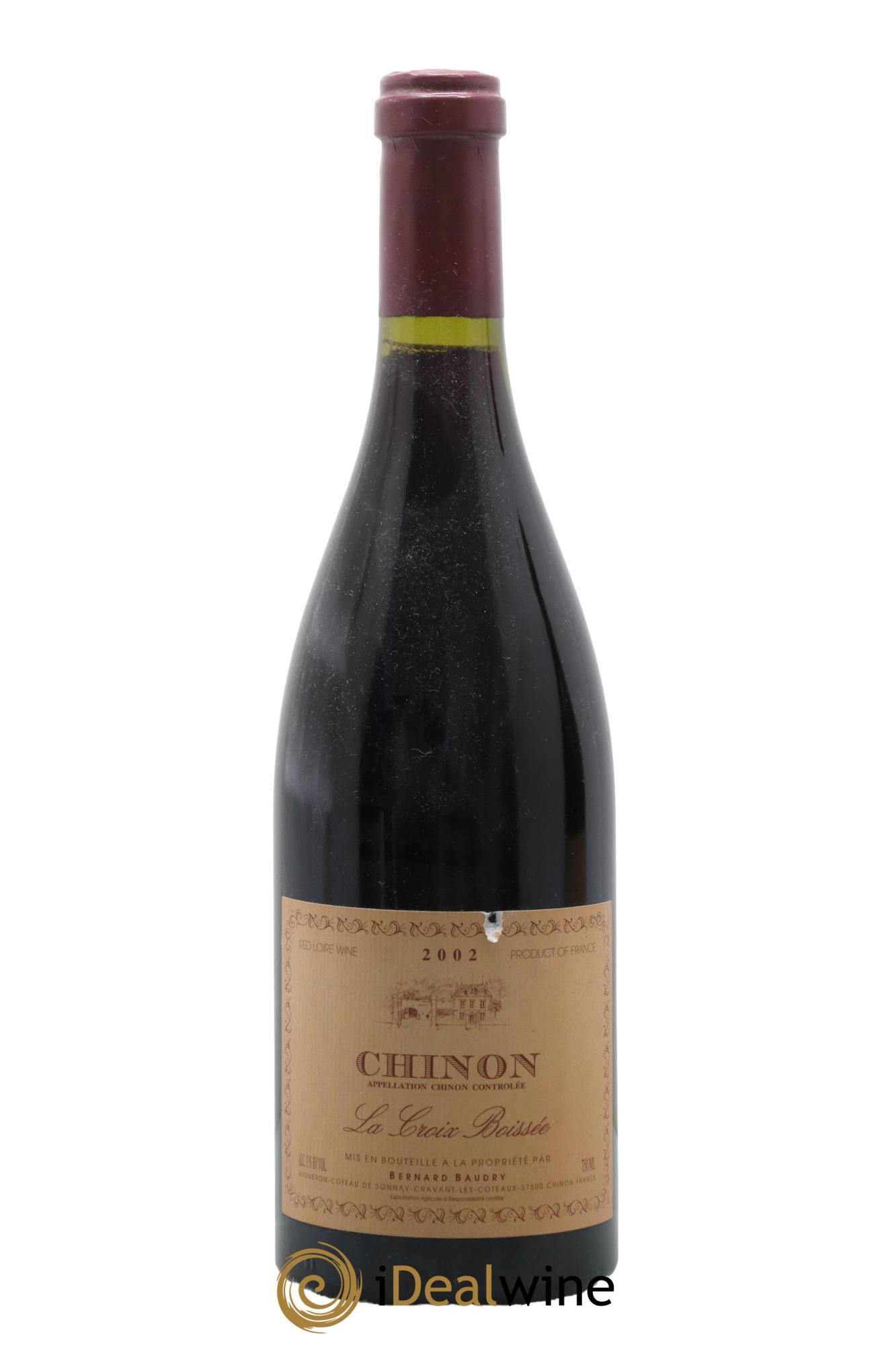 Chinon La Croix Boissée Bernard Baudry 2002 - Lotto di 1 bottiglia - 0