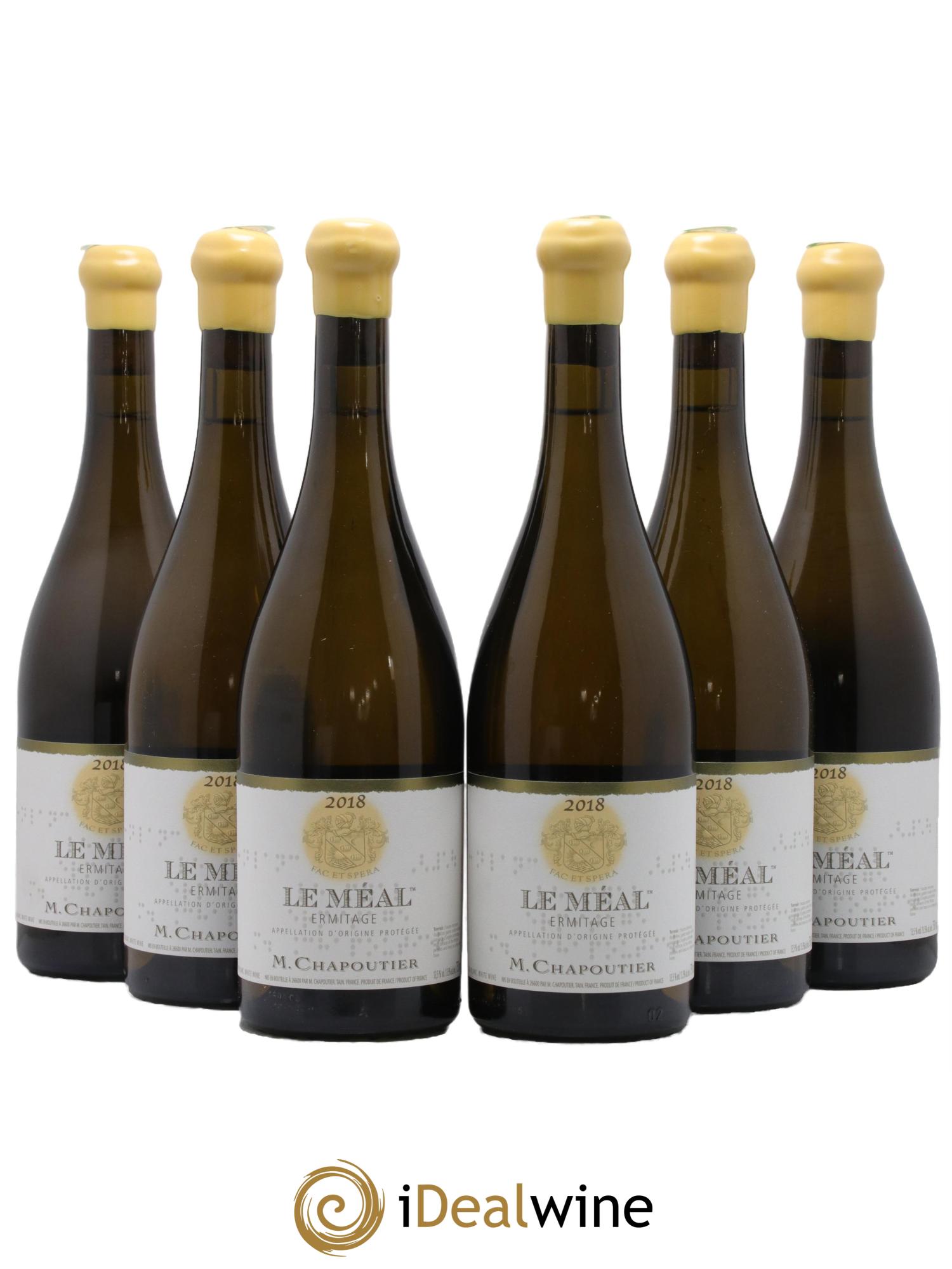 Hermitage Ermitage Le Méal Chapoutier 2018 - Lotto di 6 bottiglie - 0