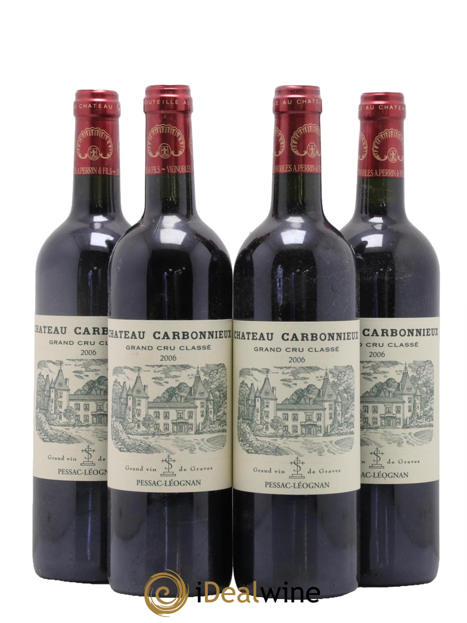 Château Carbonnieux Cru Classé de Graves 2006 - Lot of 4 bottles - 0