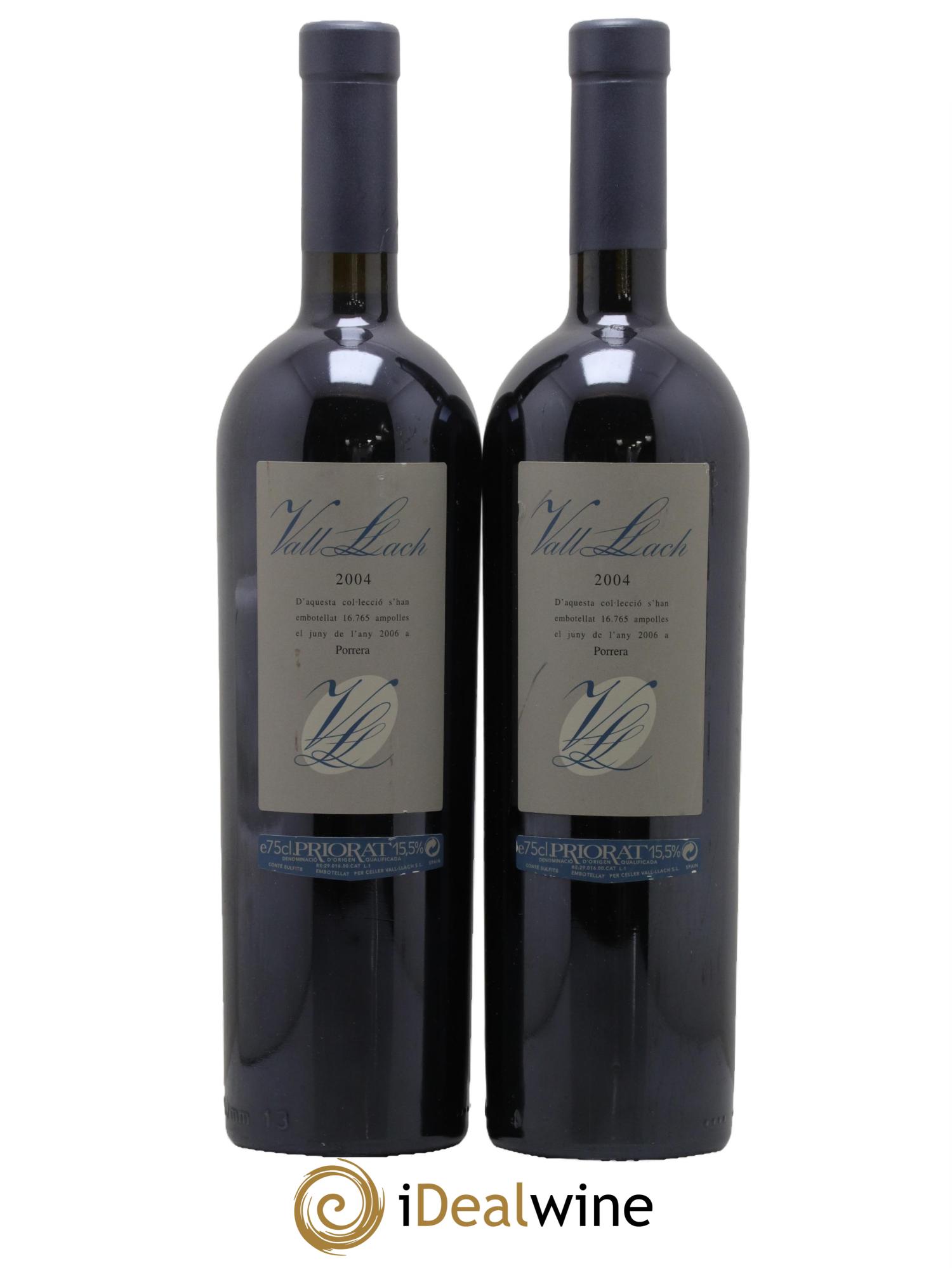 Priorat DOCA Porrera Vall Llach 2004 - Lotto di 2 bottiglie - 0