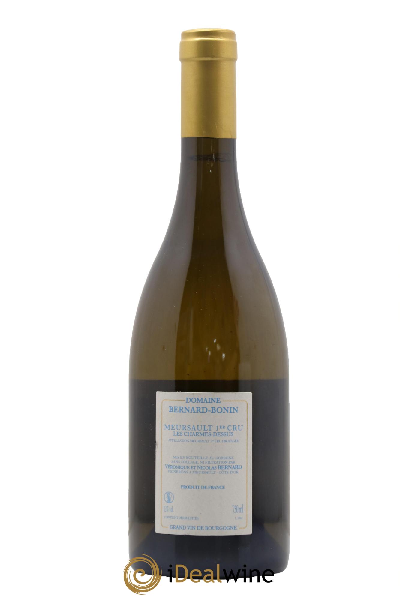 Meursault 1er Cru Les Charmes Dessus Bernard Bonin  2018 - Lotto di 1 bottiglia - 1