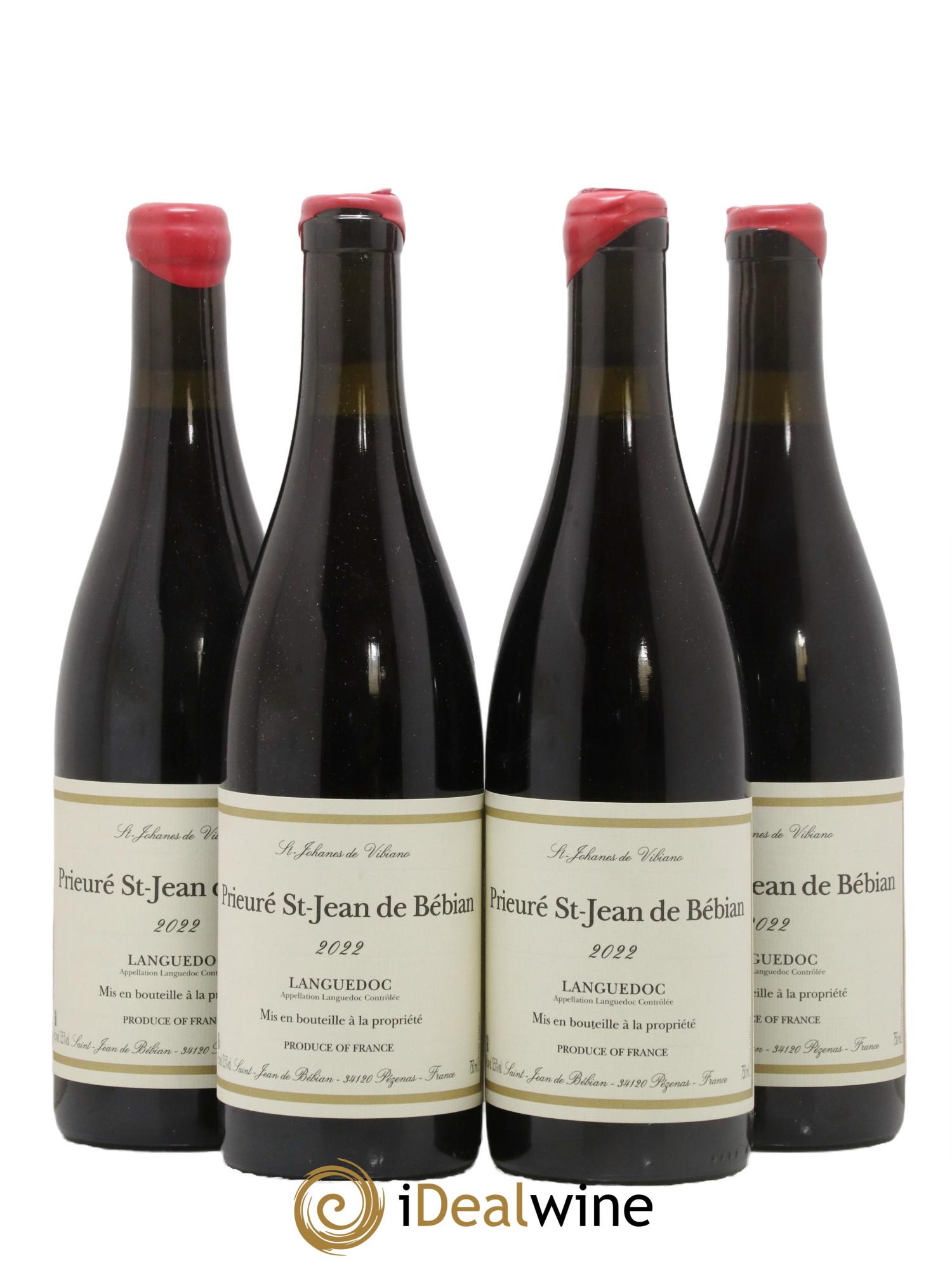 Languedoc Prieuré St-Jean de Bébian 2022 - Lot of 4 bottles - 0