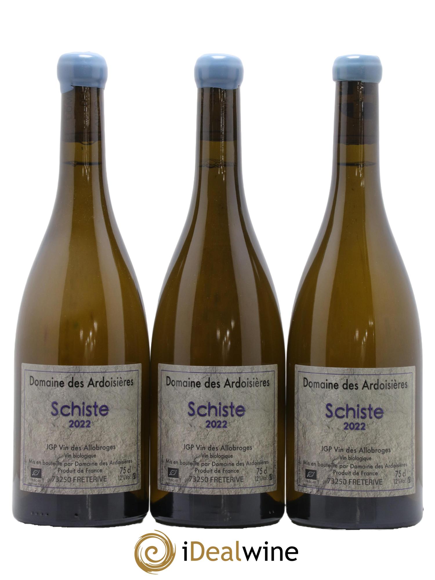 IGP Vin des Allobroges - Cevins Schiste Ardoisières (Domaine des) 2022 - Lot de 3 bouteilles - 0