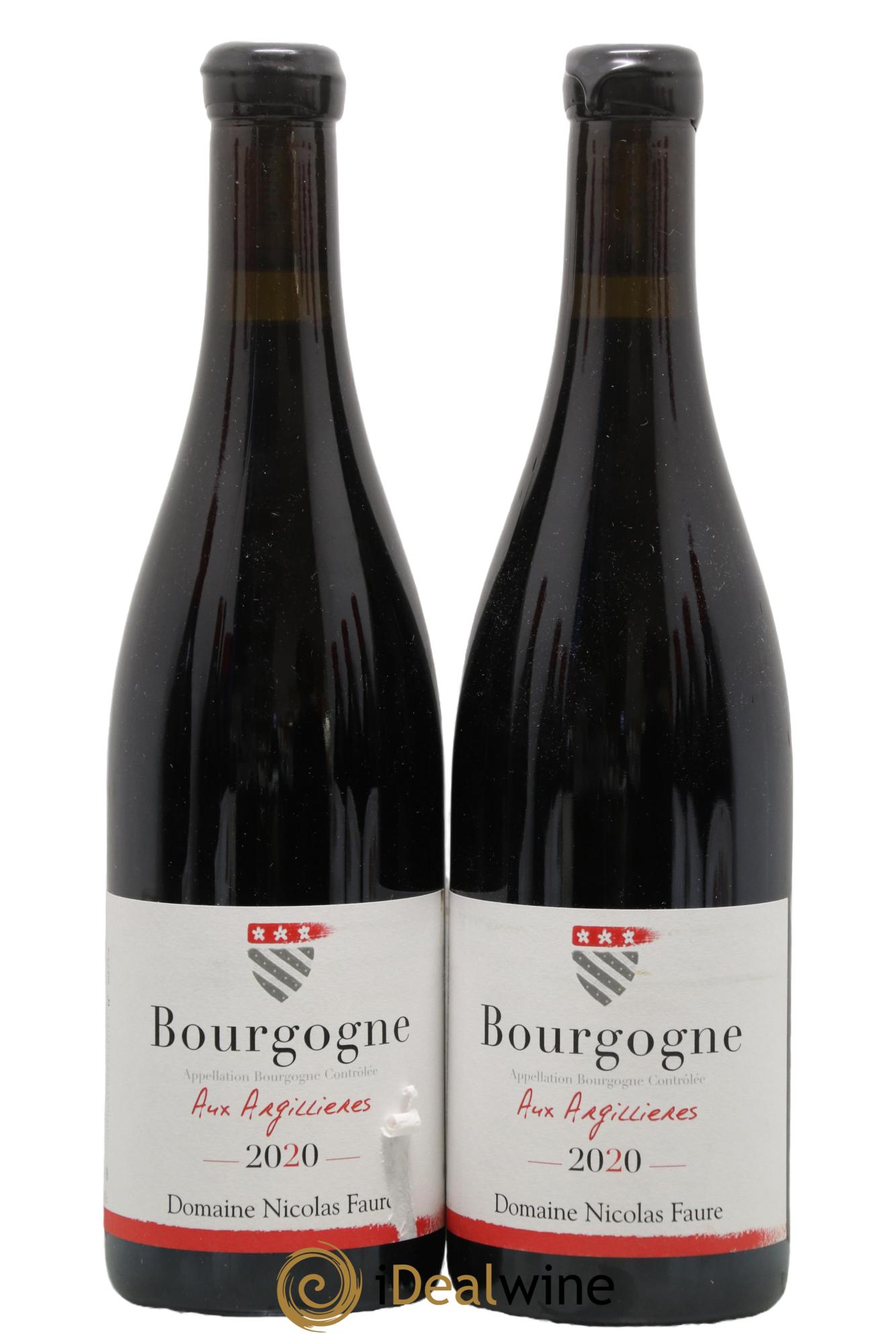 Bourgogne Aux Argillières Nicolas Faure 2020 - Lot de 2 bouteilles - 0