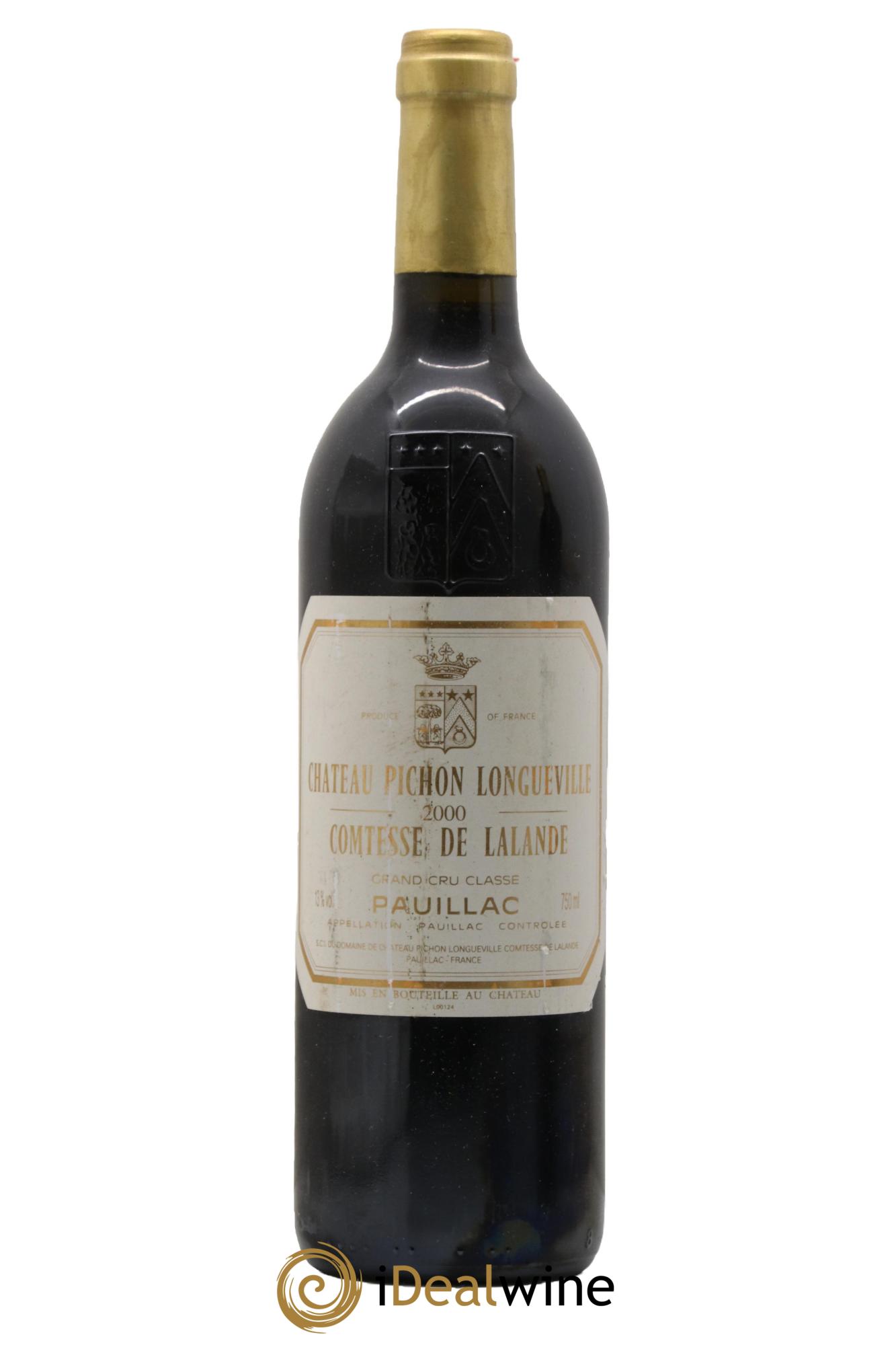 Château Pichon Longueville Comtesse de Lalande 2ème Grand Cru Classé 2000 - Lotto di 1 bottiglia - 0