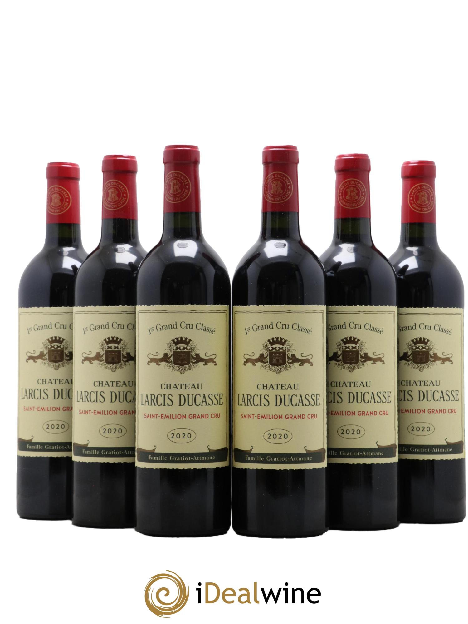 Château Larcis Ducasse 1er Grand Cru Classé B 2020 - Lot de 6 bouteilles - 0