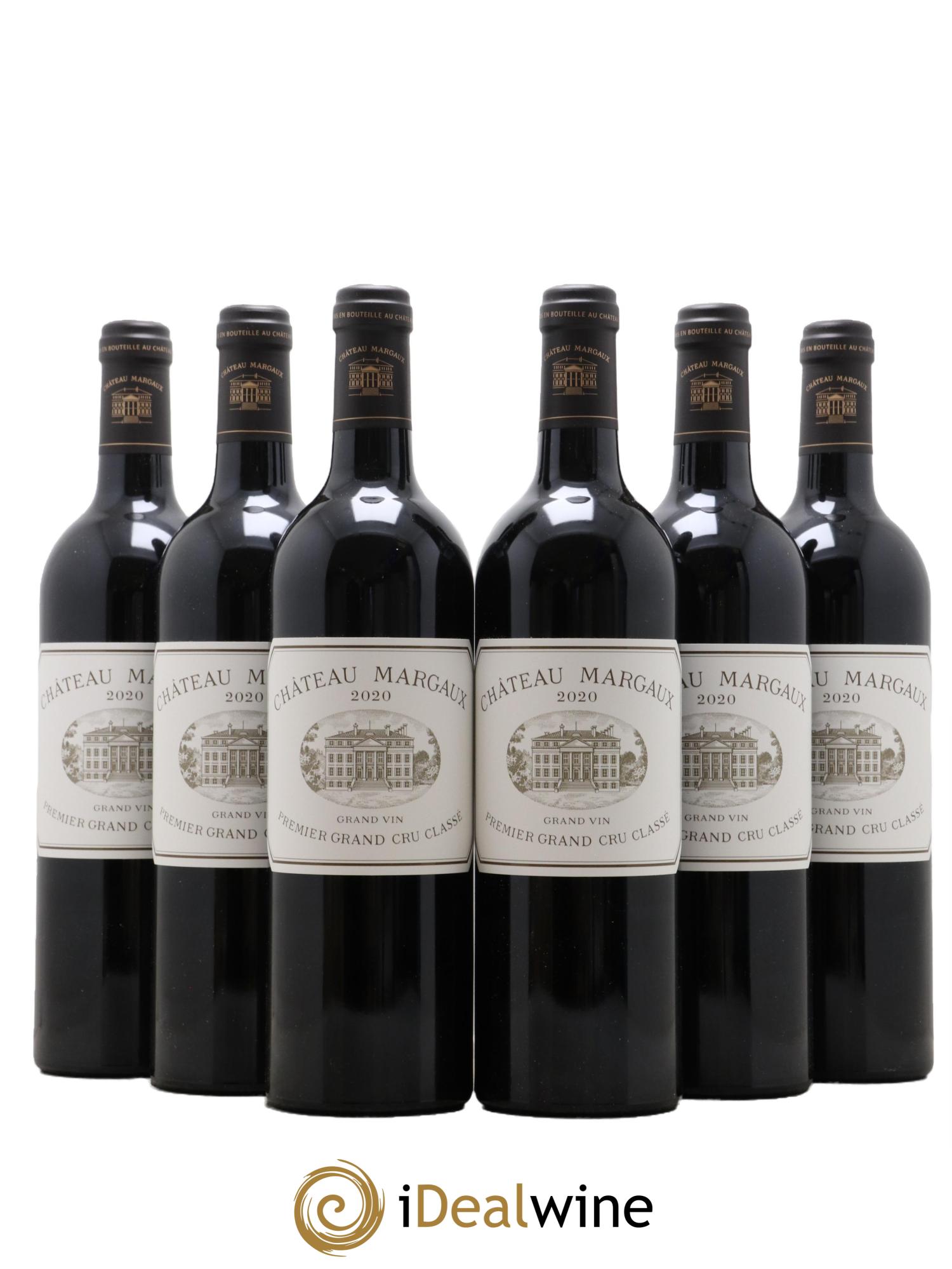 Château Margaux 1er Grand Cru Classé 2020 - Lot de 6 bouteilles - 0