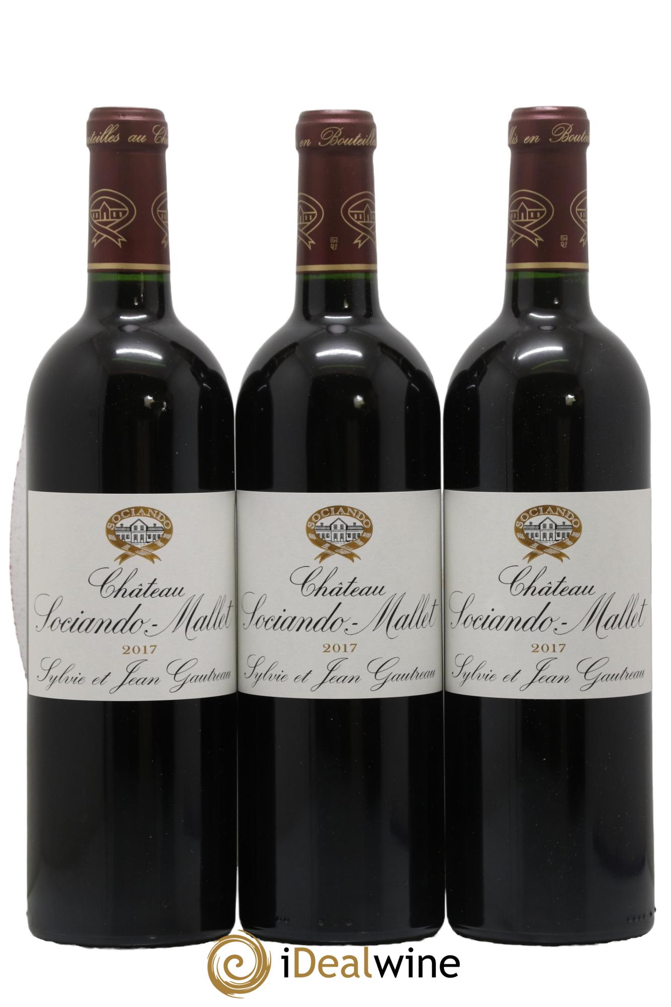 Château Sociando Mallet  2017 - Lot of 6 bottles - 2