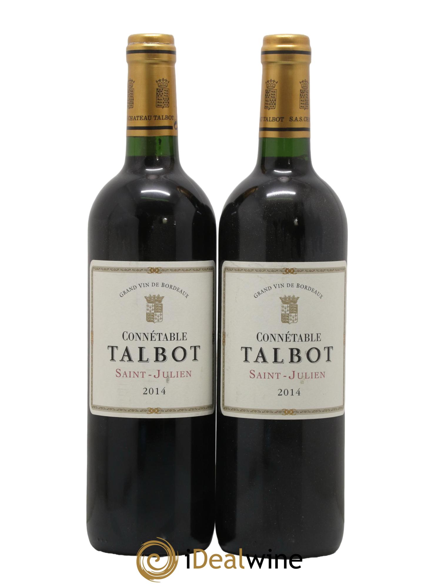 Connétable de Talbot Second Vin 2014 - Posten von 2 Flaschen - 0