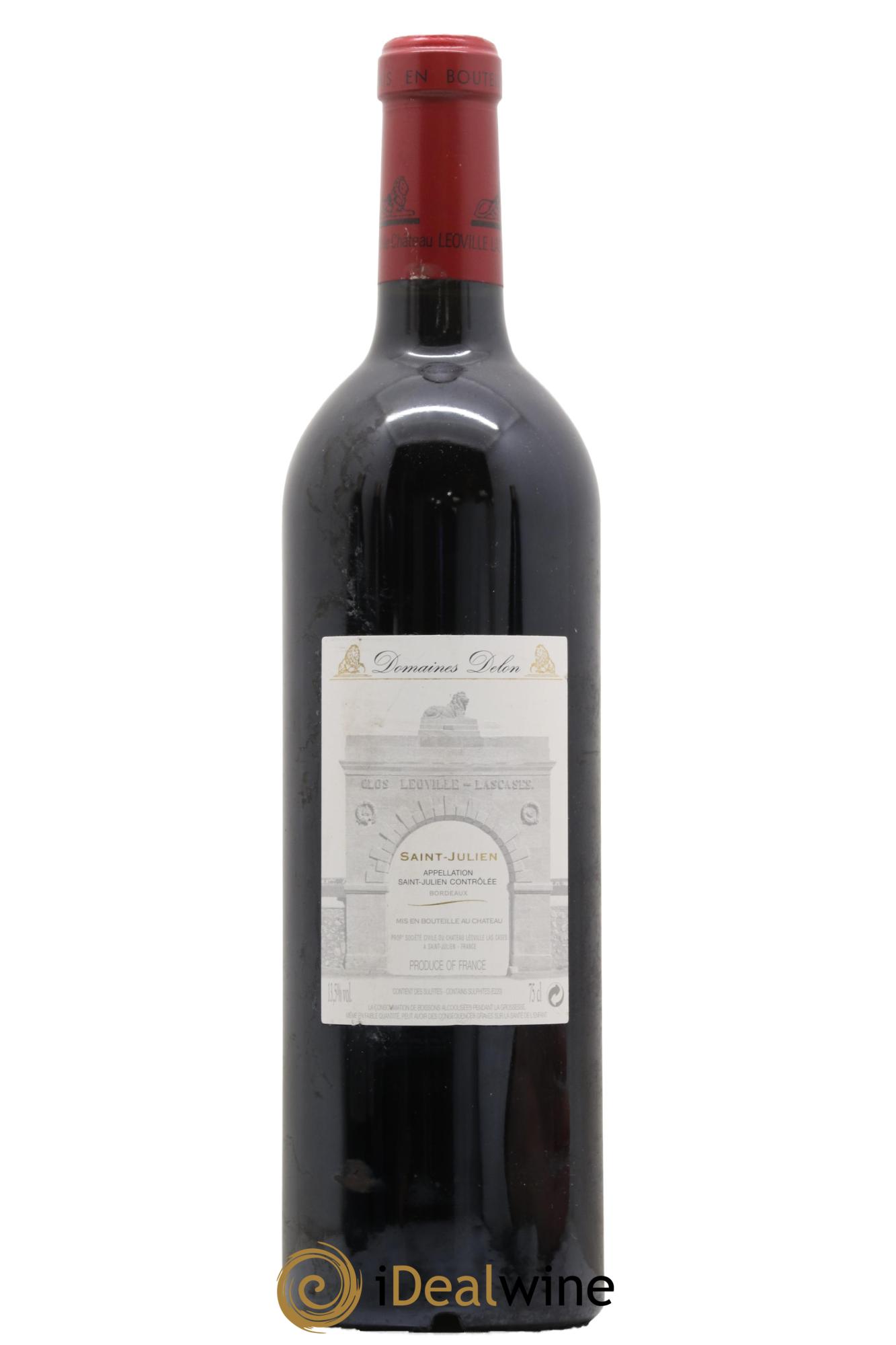 Château Léoville Las Cases 2ème Grand Cru Classé 2010 - Lot de 1 bouteille - 1