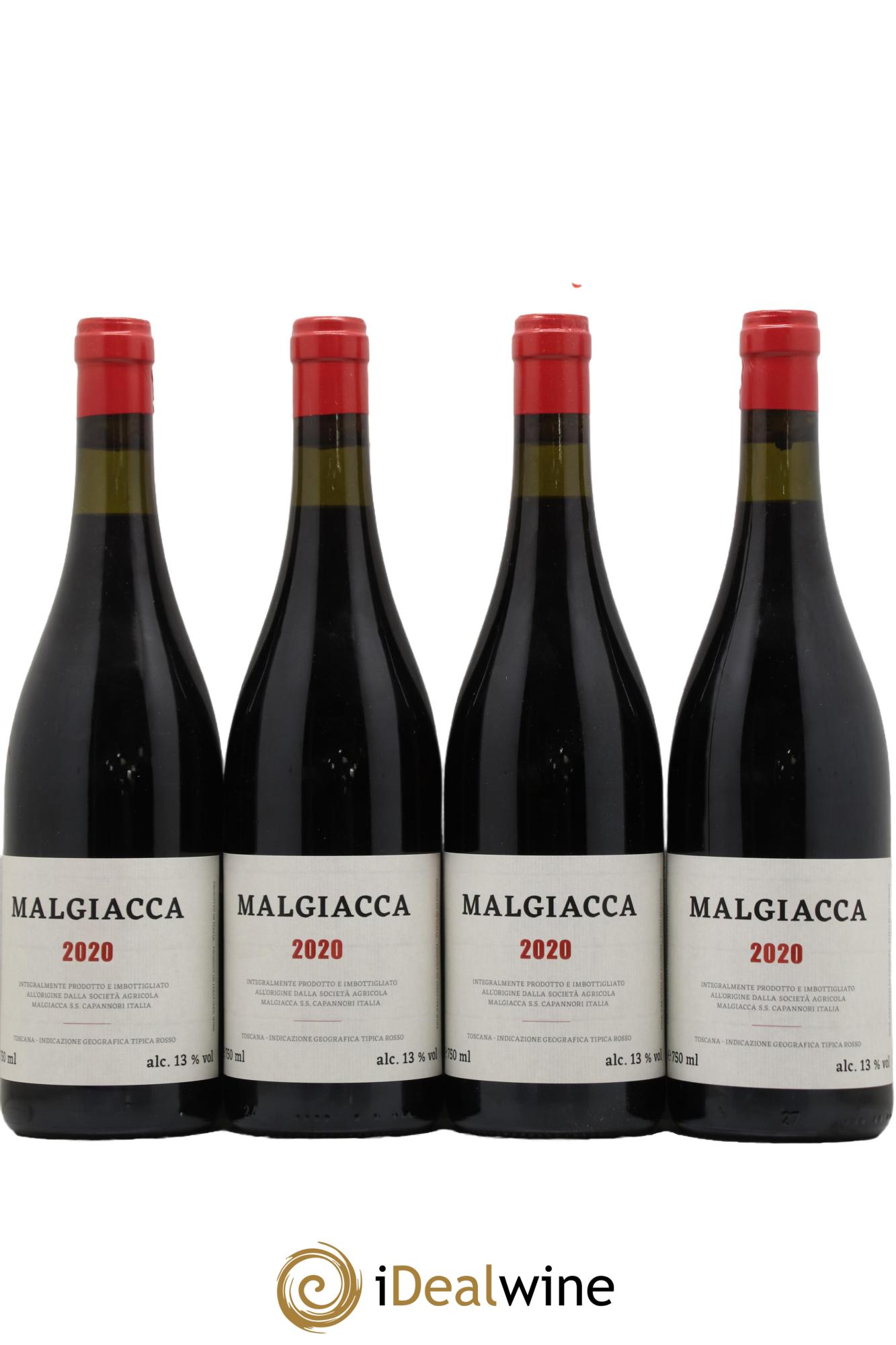 IGT Toscane Malgiacca 2020 - Lot of 4 bottles - 0