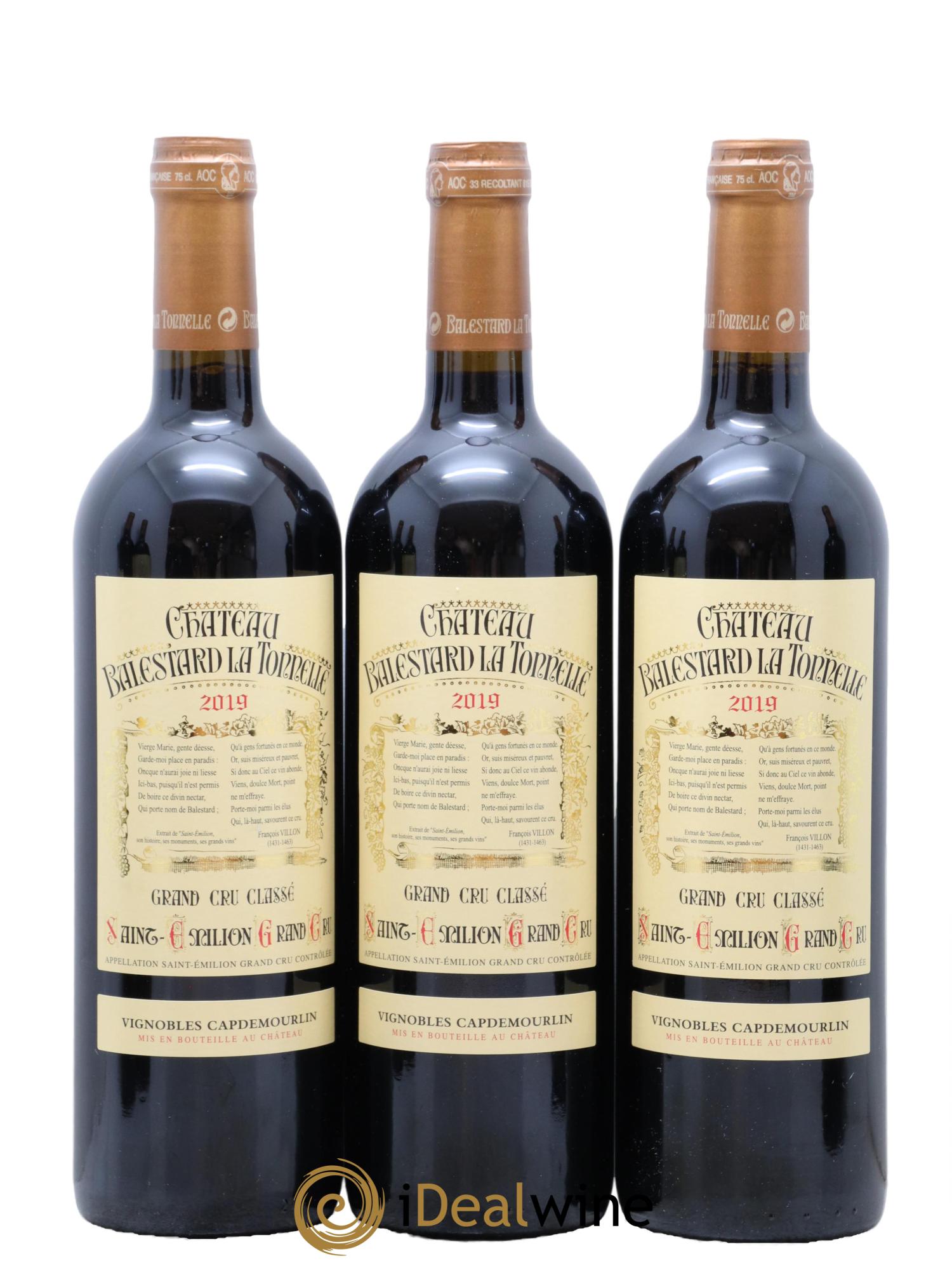 Château Balestard la Tonnelle Grand Cru Classé  2019 - Lot de 12 bouteilles - 3