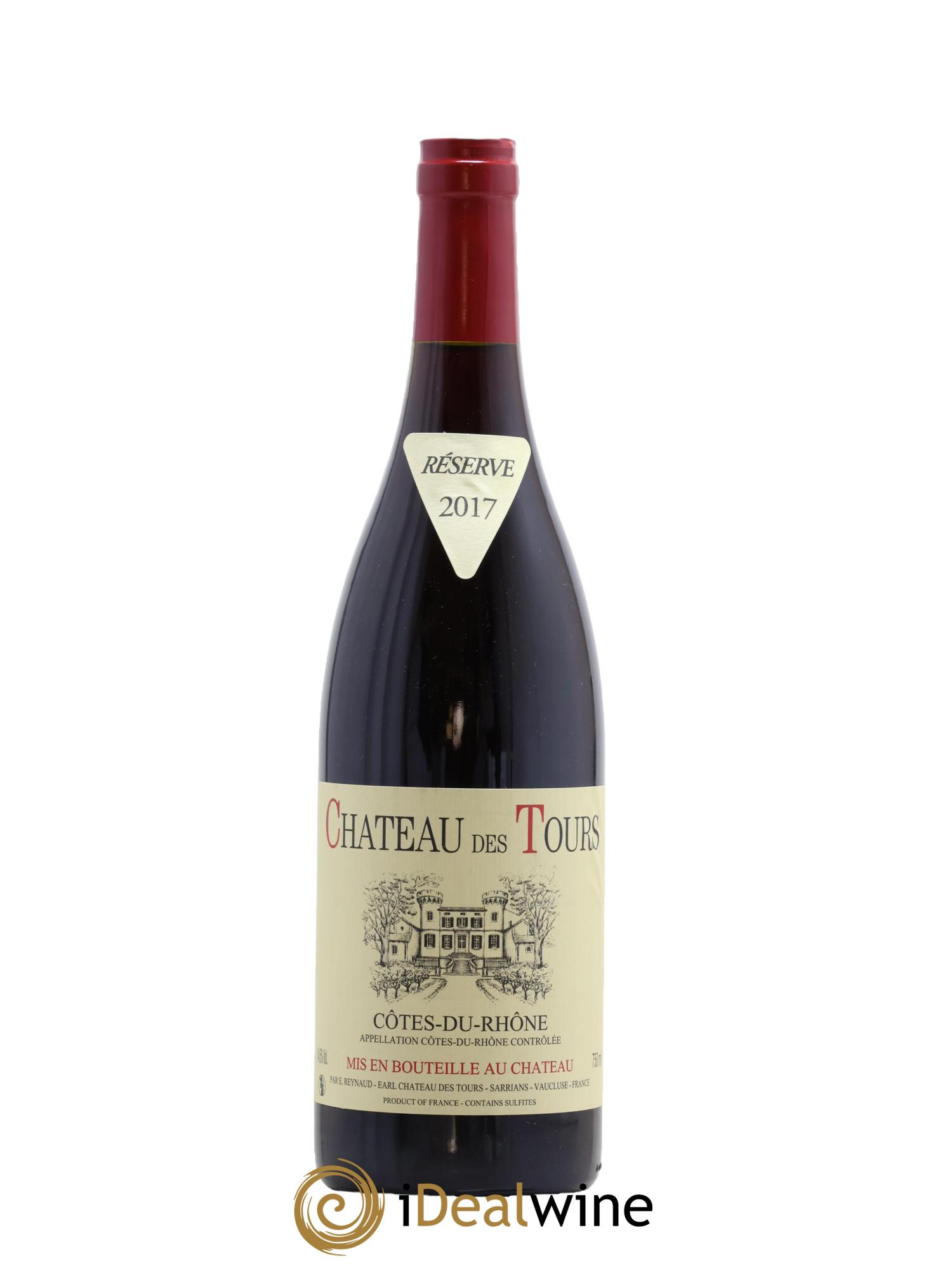 Côtes du Rhône Château des Tours Emmanuel Reynaud 2017 - Lot of 1 bottle - 0