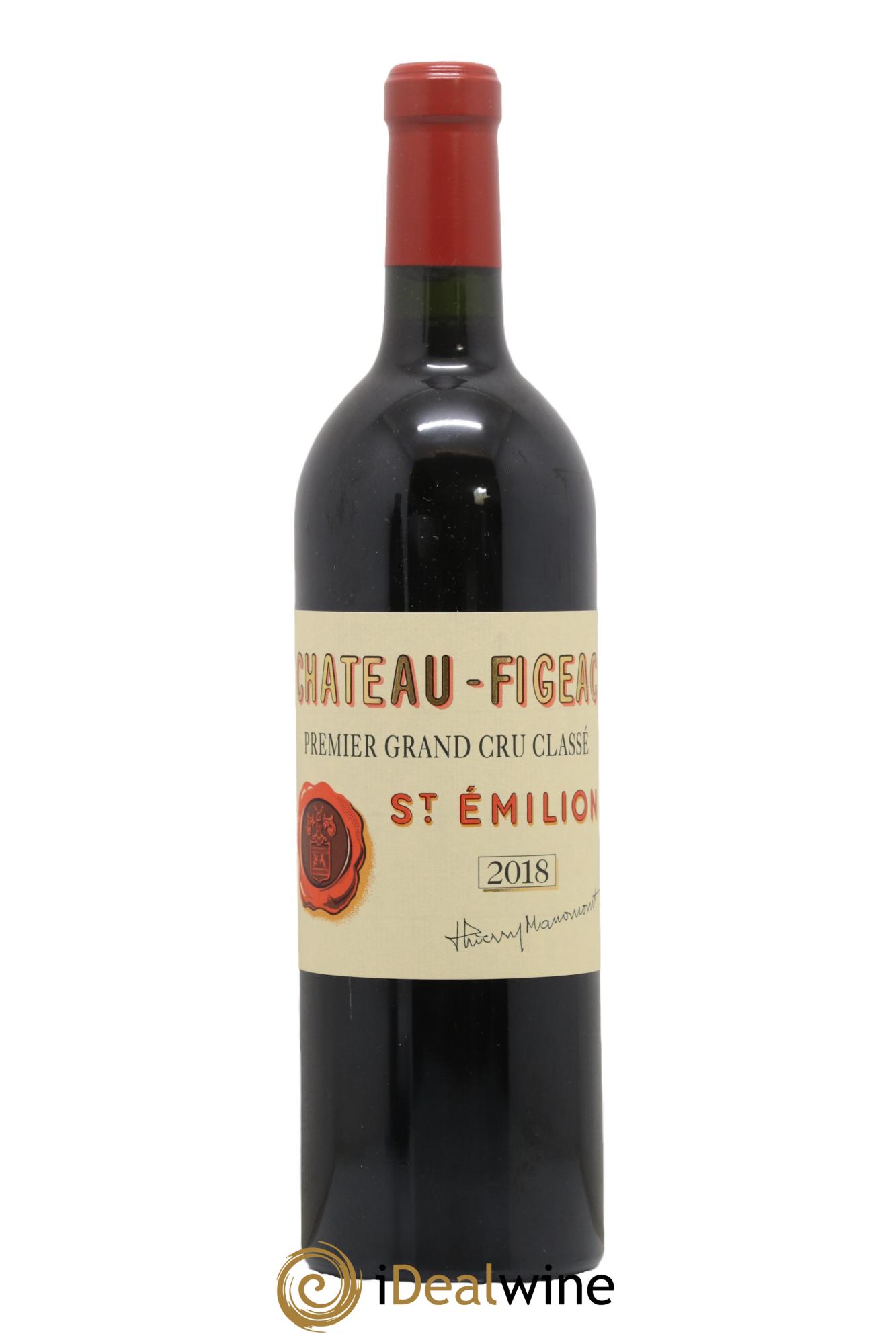 Château Figeac 1er Grand Cru Classé A 2018 - Lot de 1 bouteille - 0