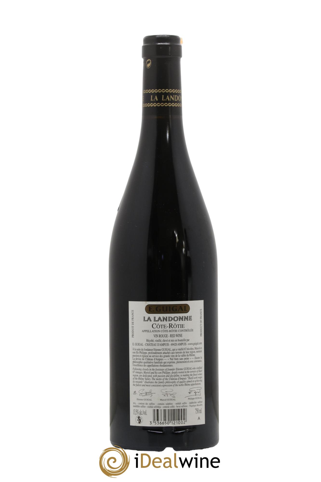 Côte-Rôtie La Landonne Guigal 2016 - Posten von 1 Flasche - 1