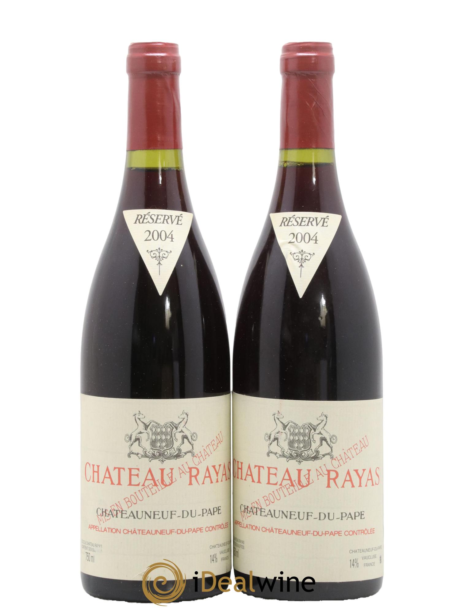 Châteauneuf-du-Pape Château Rayas Emmanuel Reynaud 2004 - Lotto di 2 bottiglie - 0