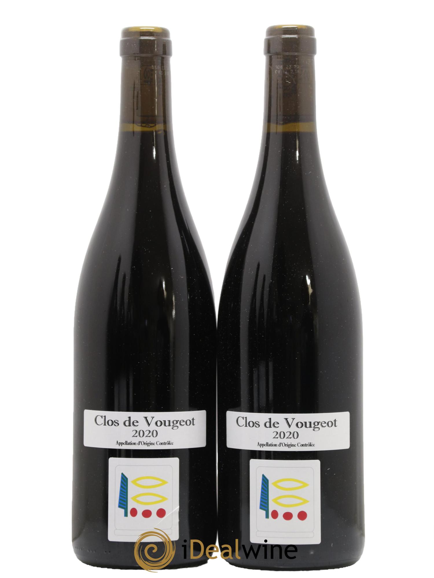 Clos de Vougeot Grand Cru Prieuré Roch 2020 - Lotto di 2 bottiglie - 0