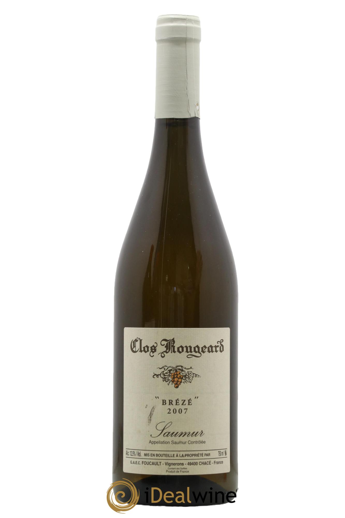 Saumur Brézé Clos Rougeard 2007 - Lot de 1 bouteille - 0