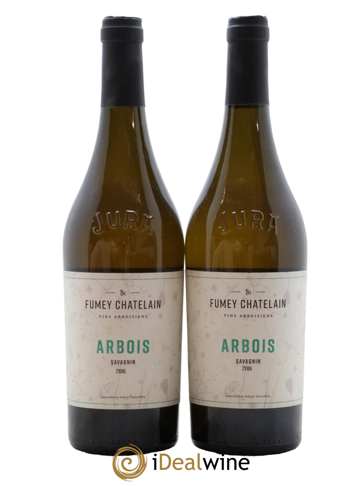 Arbois Savagnin Ouillé Fumey-Chatelain 2016 - Lot of 2 bottles - 0