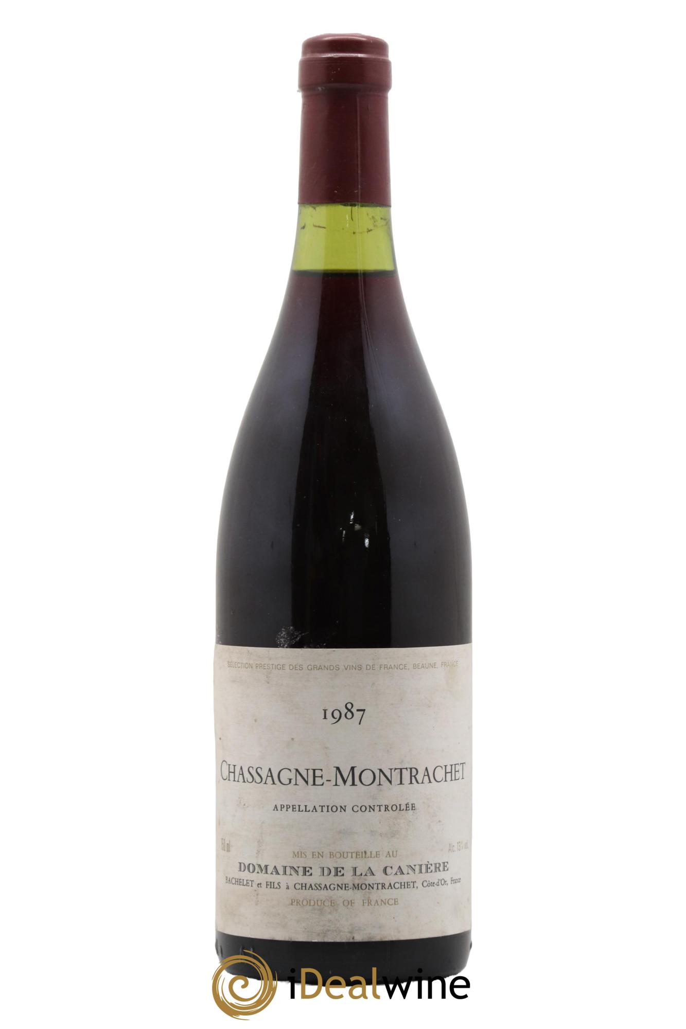 Chassagne-Montrachet Domaine De La Caniere 1987 - Lot de 1 bouteille - 0