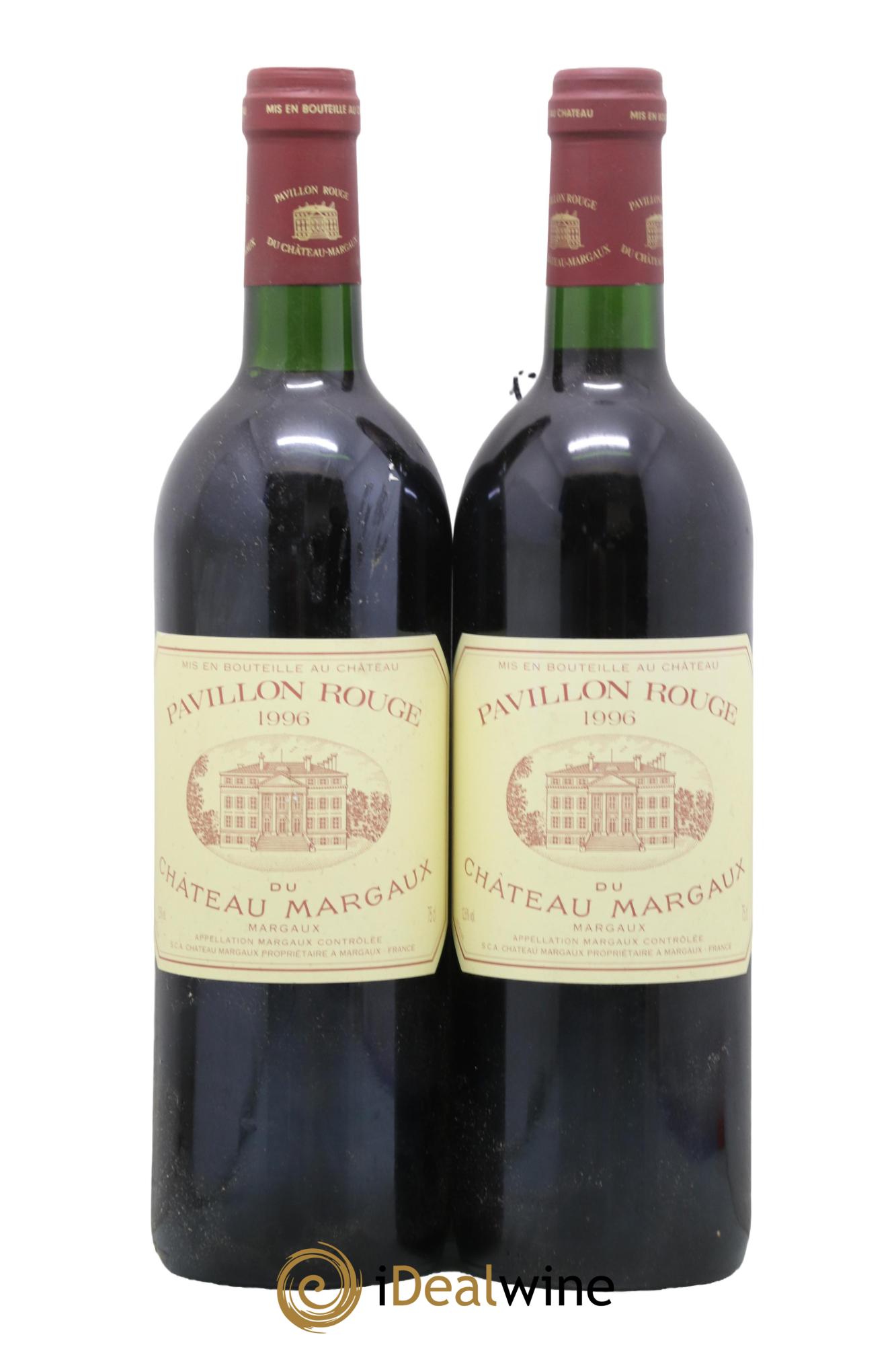 Pavillon Rouge du Château Margaux Second Vin 1996 - Lotto di 2 bottiglie - 0