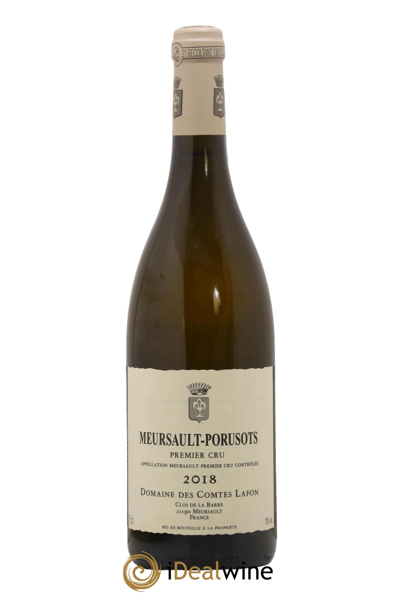 Meursault 1er Cru Porusots Comtes Lafon (Domaine des)  2018 - Posten von 1 Flasche - 0