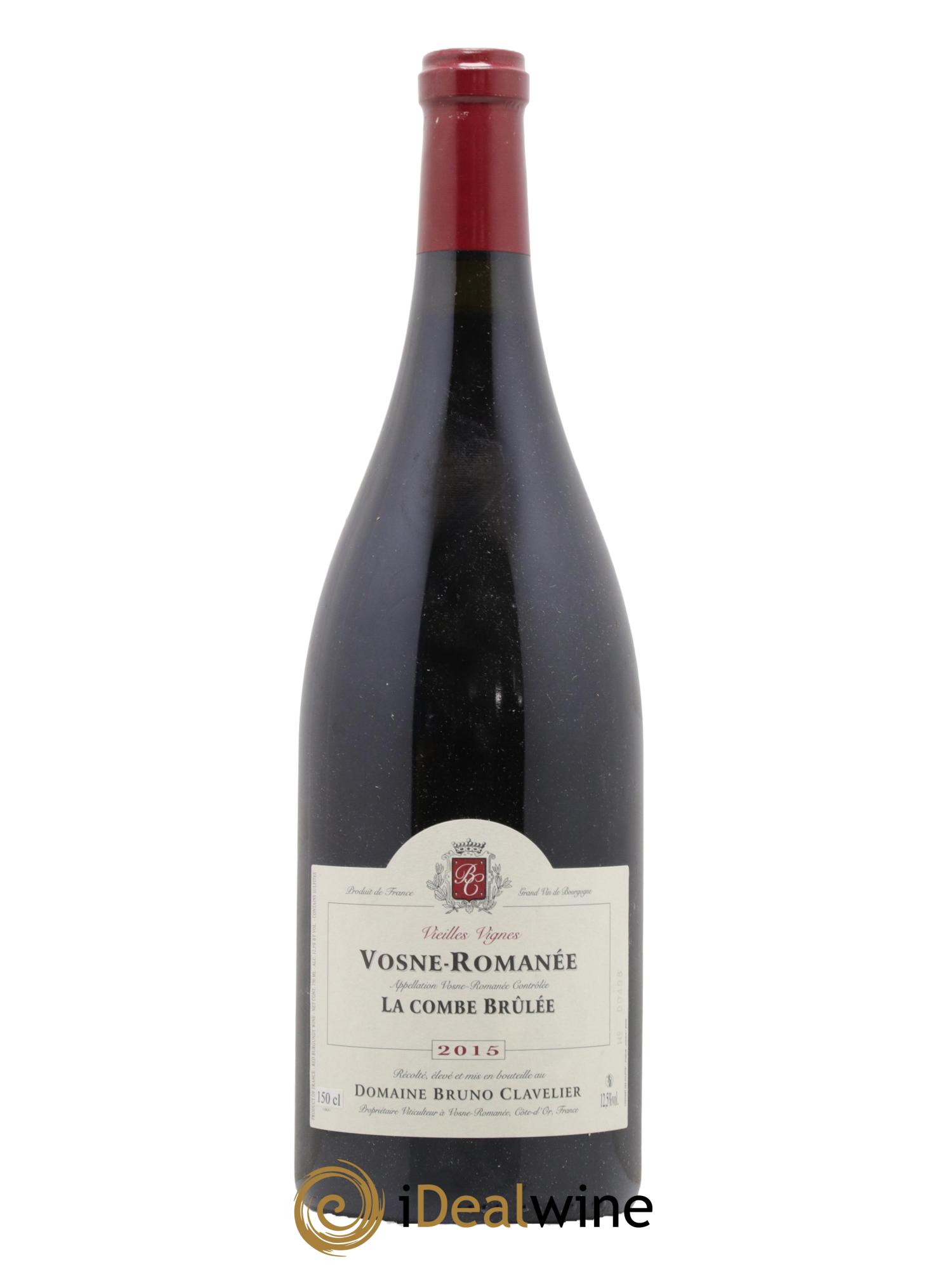 Vosne-Romanée Vieilles vignes La Combe Brûlée Bruno Clavelier 2015 - Posten von 1 Magnum - 0