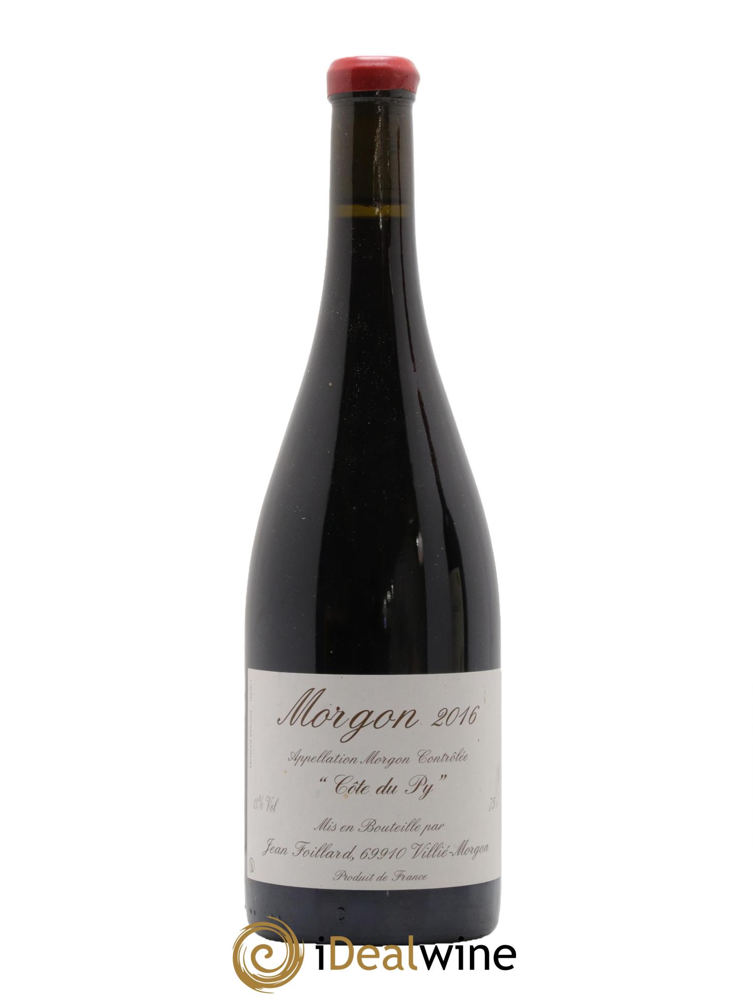 Morgon Côte du Py Jean Foillard 2016 - Posten von 1 Flasche - 0