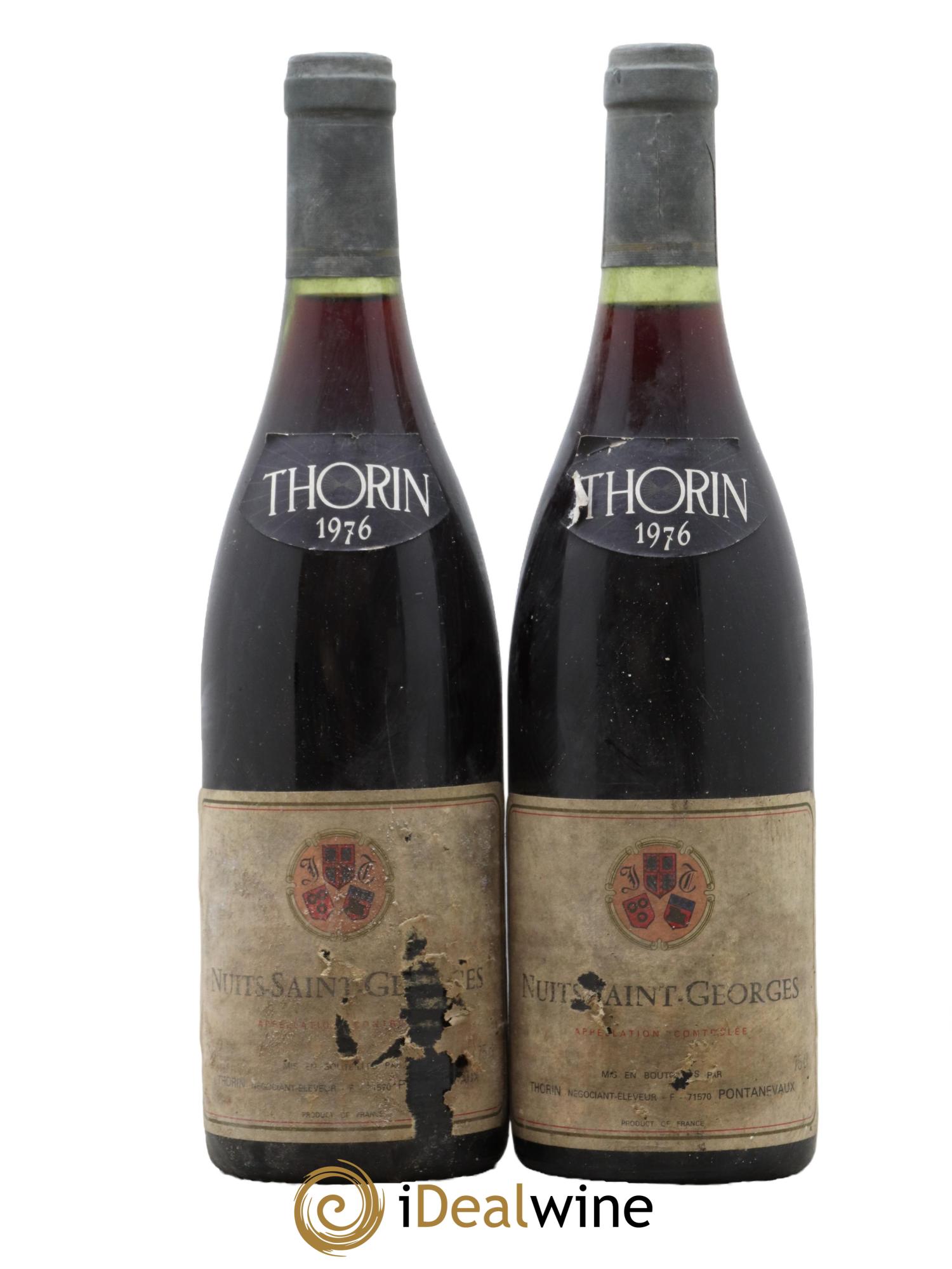 Nuits Saint-Georges Thorin 1976 - Lot de 2 bouteilles - 0