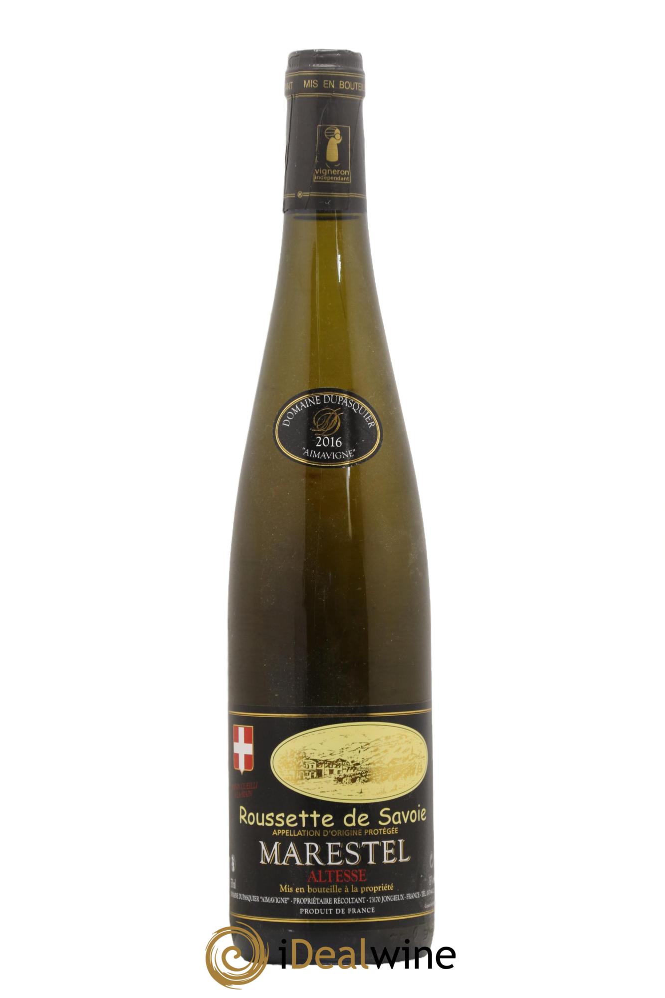 Vin de Savoie Roussette De Savoie Marestel Dupasquier 2016 - Posten von 1 Flasche - 0