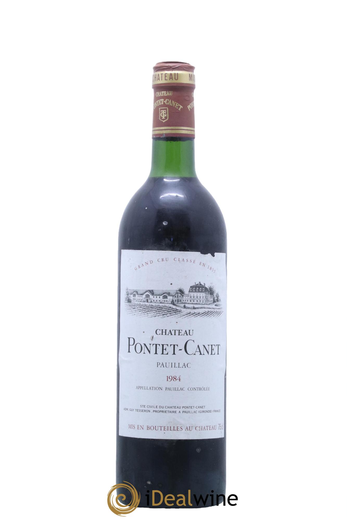 Château Pontet Canet 5ème Grand Cru Classé  1984 - Lot de 1 bouteille - 0