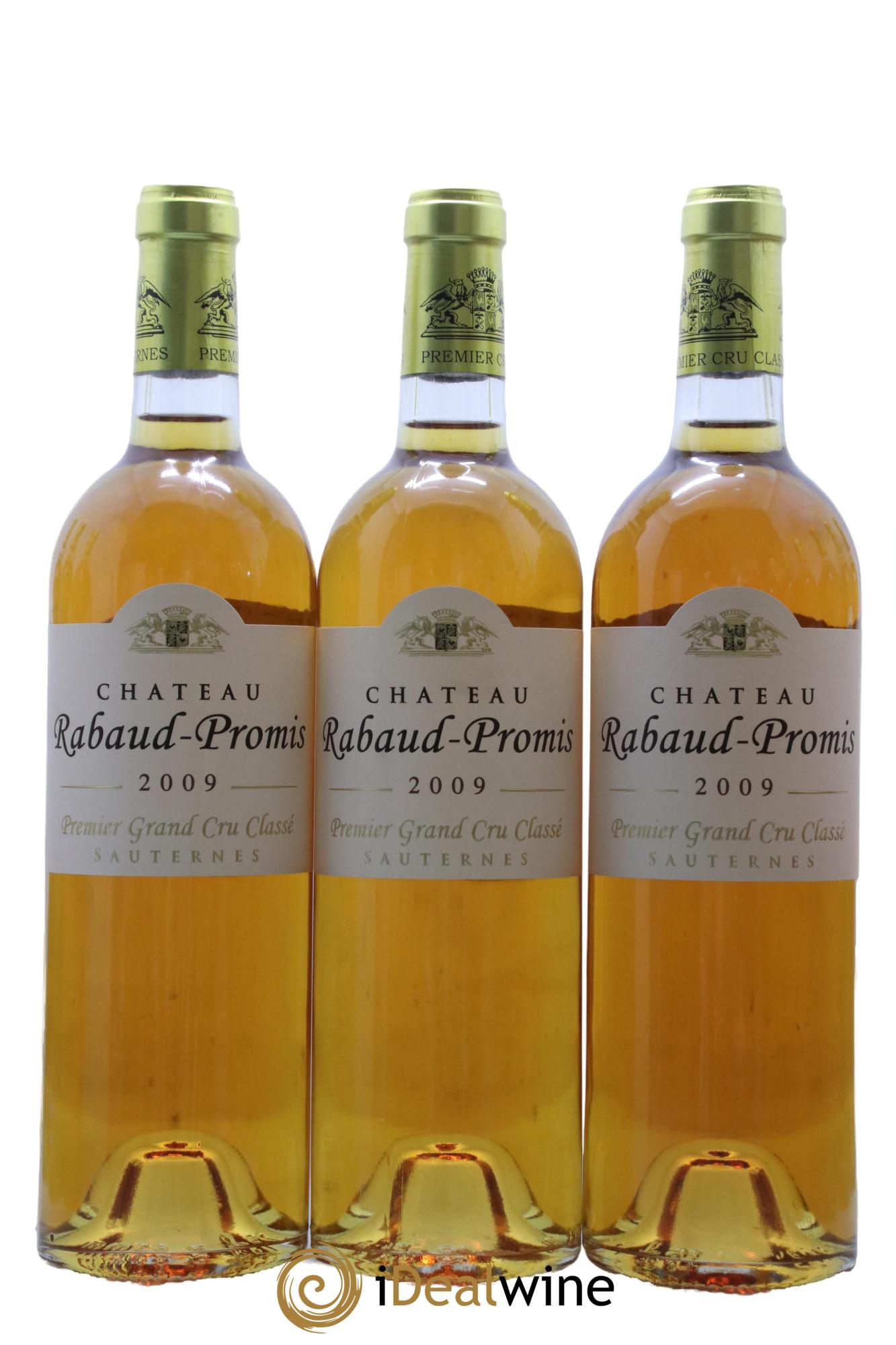 Château Rabaud Promis 1er Grand Cru Classé  2009 - Posten von 12 Flaschen - 1