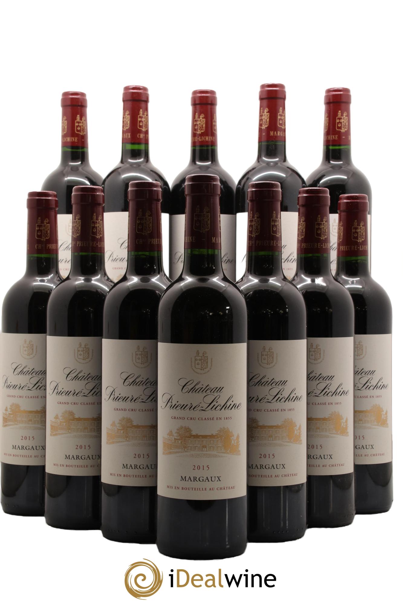 Château Prieuré Lichine 4ème Grand Cru Classé  2015 - Lot de 12 bouteilles - 0