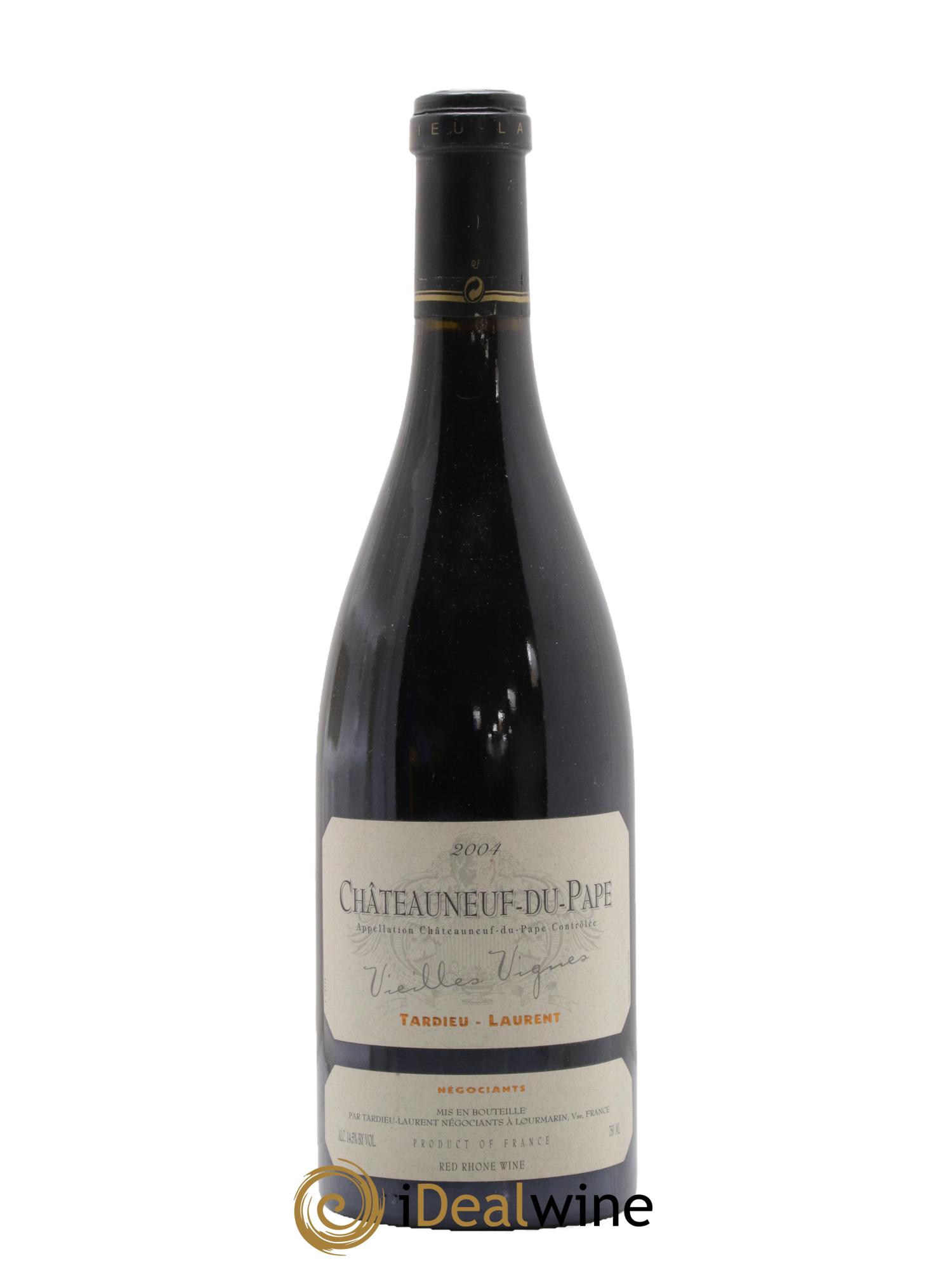 Châteauneuf-du-Pape Tardieu-Laurent Vieilles vignes Famille Tardieu 2004 - Posten von 1 Flasche - 0