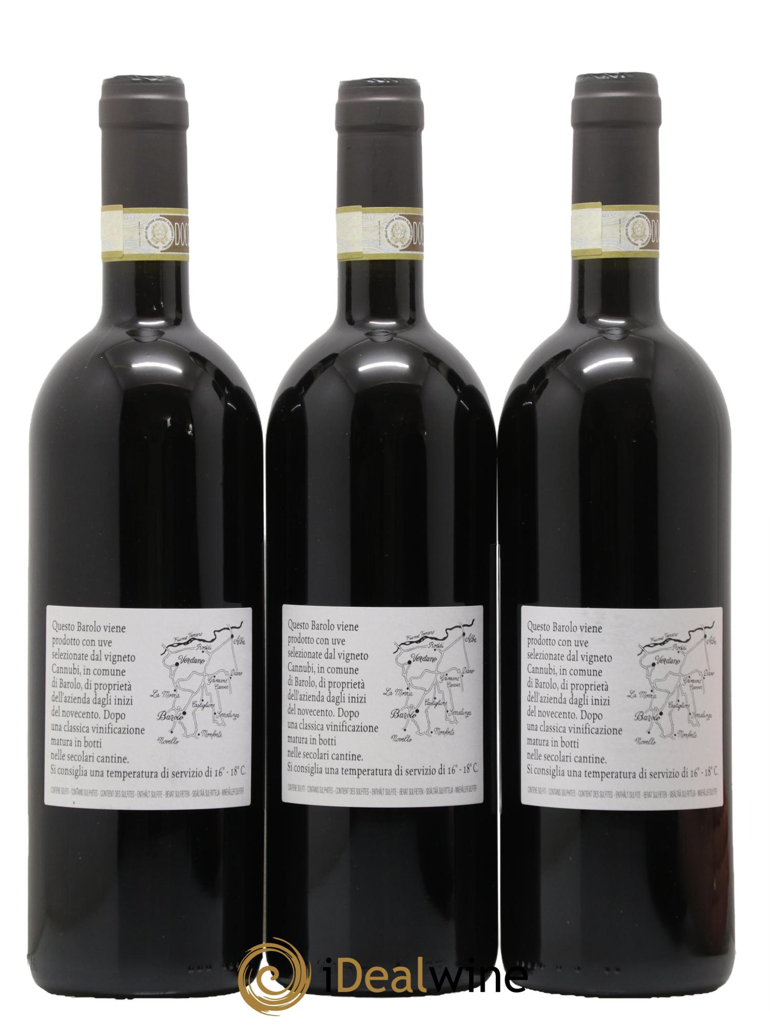 Barolo DOCG Cannubi Comm. Giovan Battista Burlotto 2014 - Lot de 3 bouteilles - 1