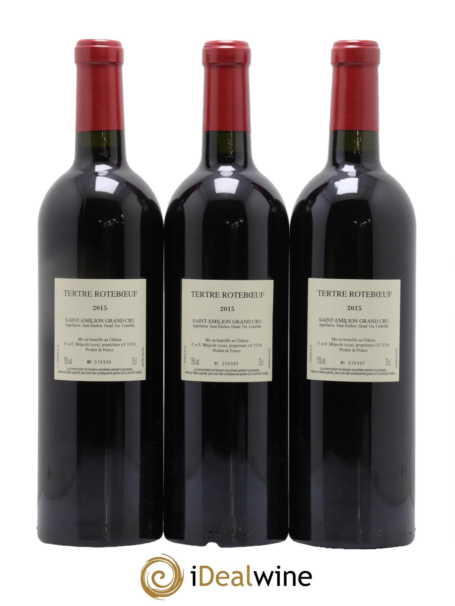 Château Tertre Roteboeuf 2015 - Lot of 6 bottles - 4