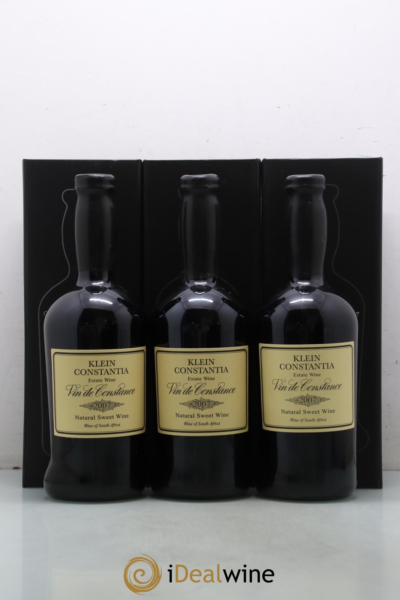 Vin de Constance Klein Constantia L. Jooste 2007 - Lot of 3 500ml formats - 1