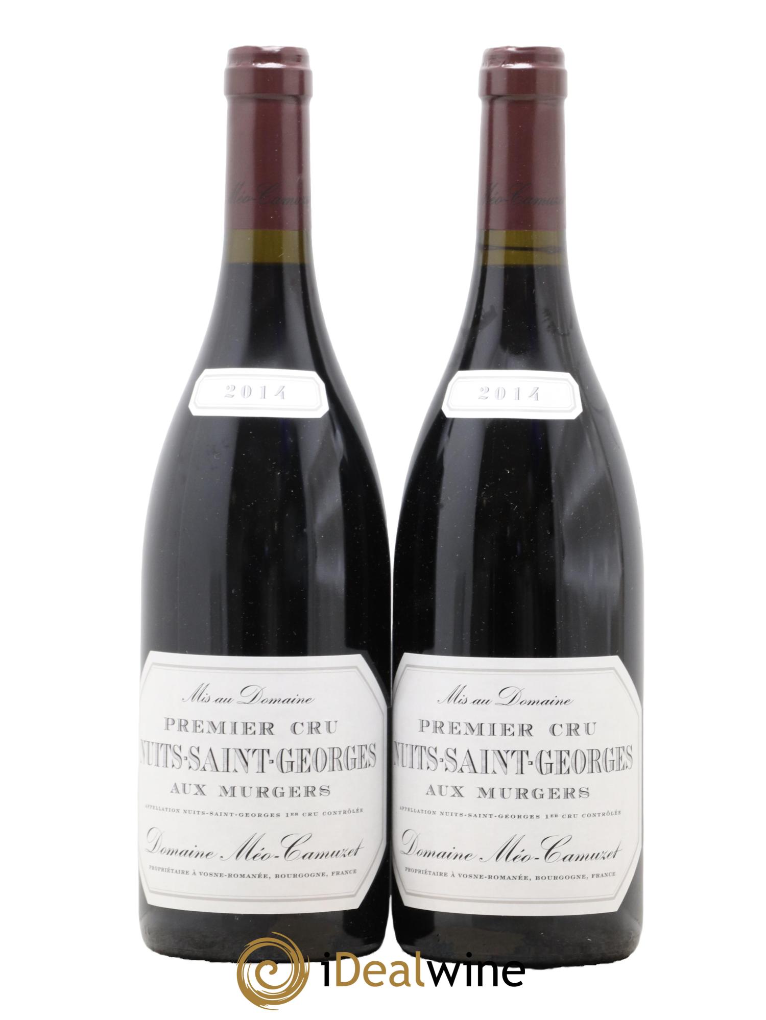 Nuits Saint-Georges 1er Cru Aux Murgers Méo-Camuzet (Domaine) 2014 - Lotto di 2 bottiglie - 0